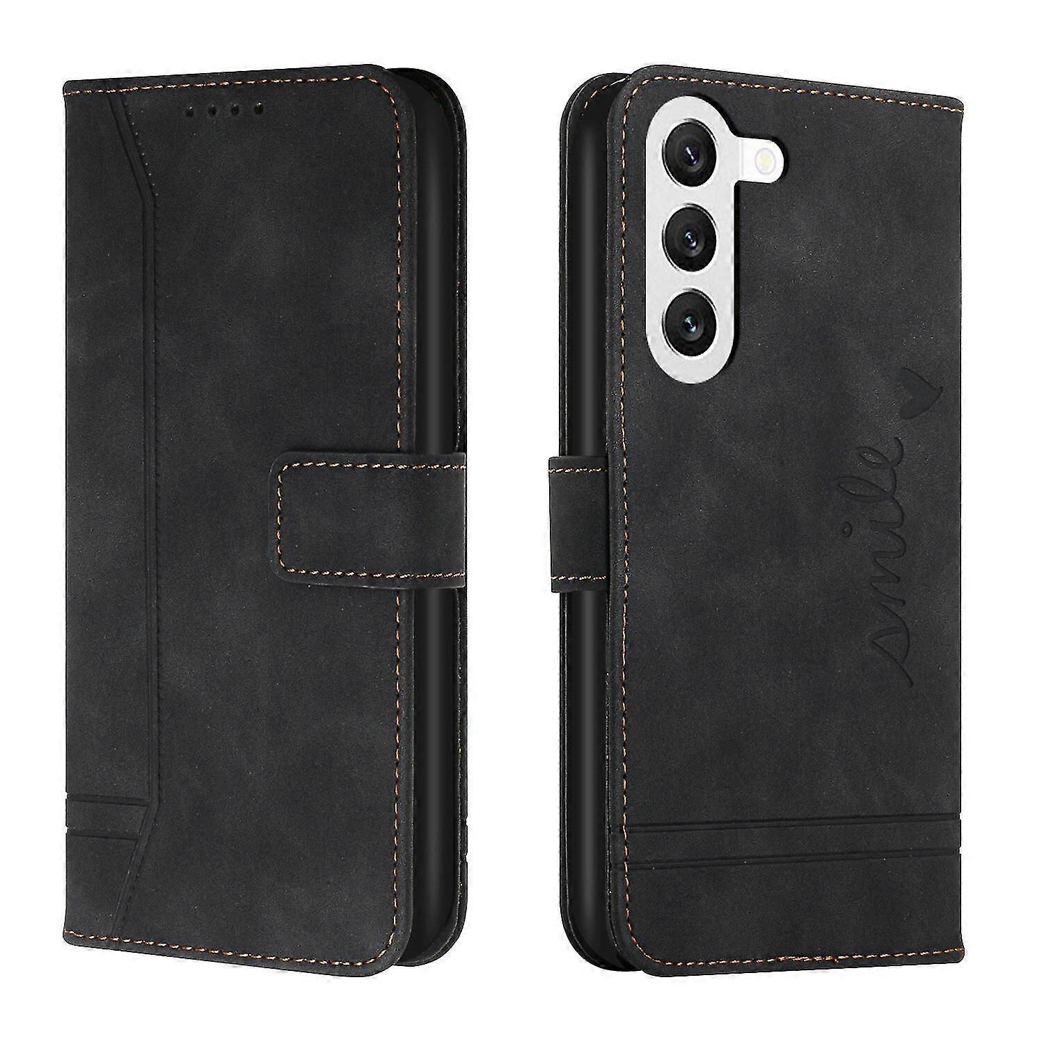 Leather Magnetic Closure Case with Flip Wallet Stand Function Cover for