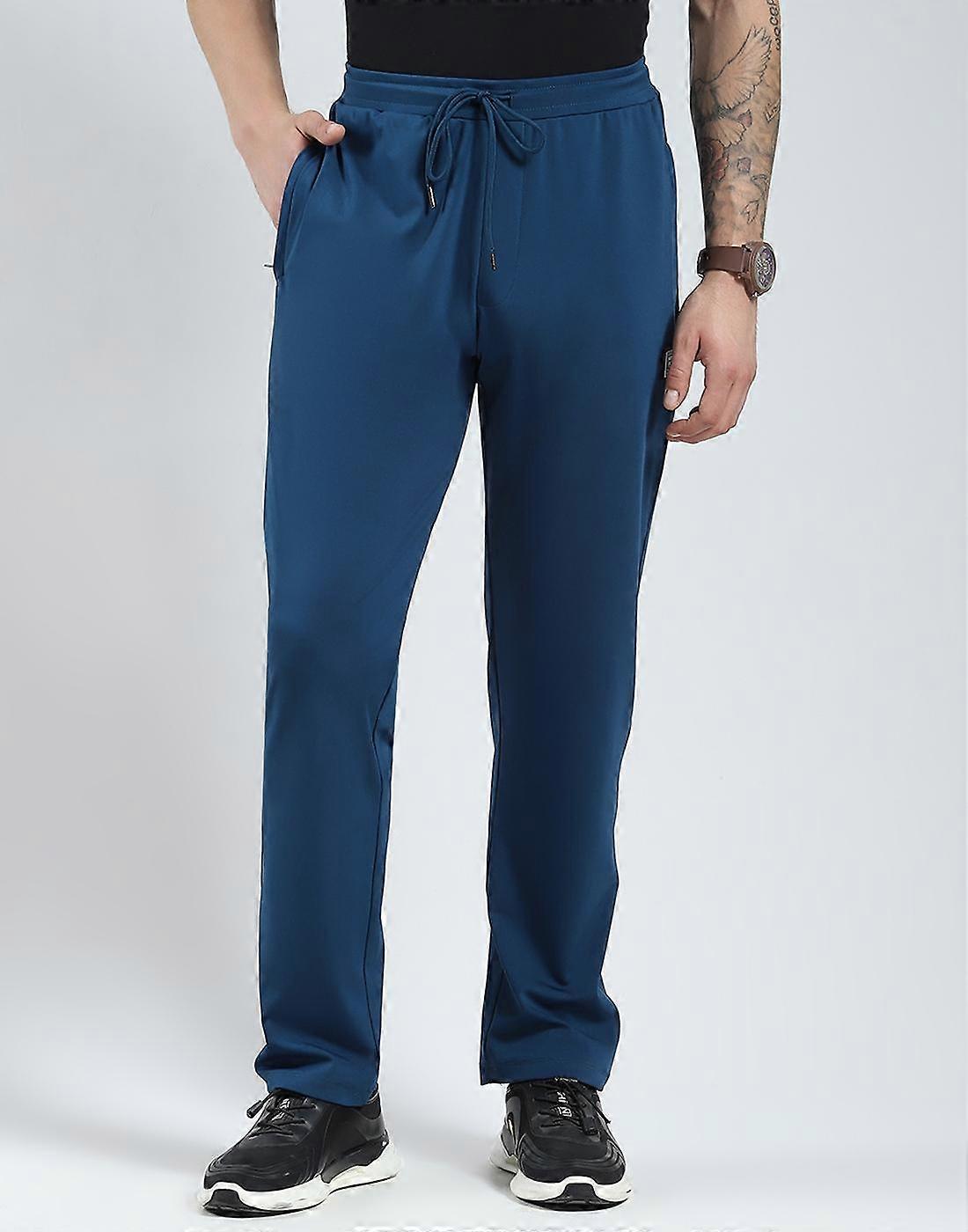 Monte Carlo Men's Regular Fit Solid Track Pants