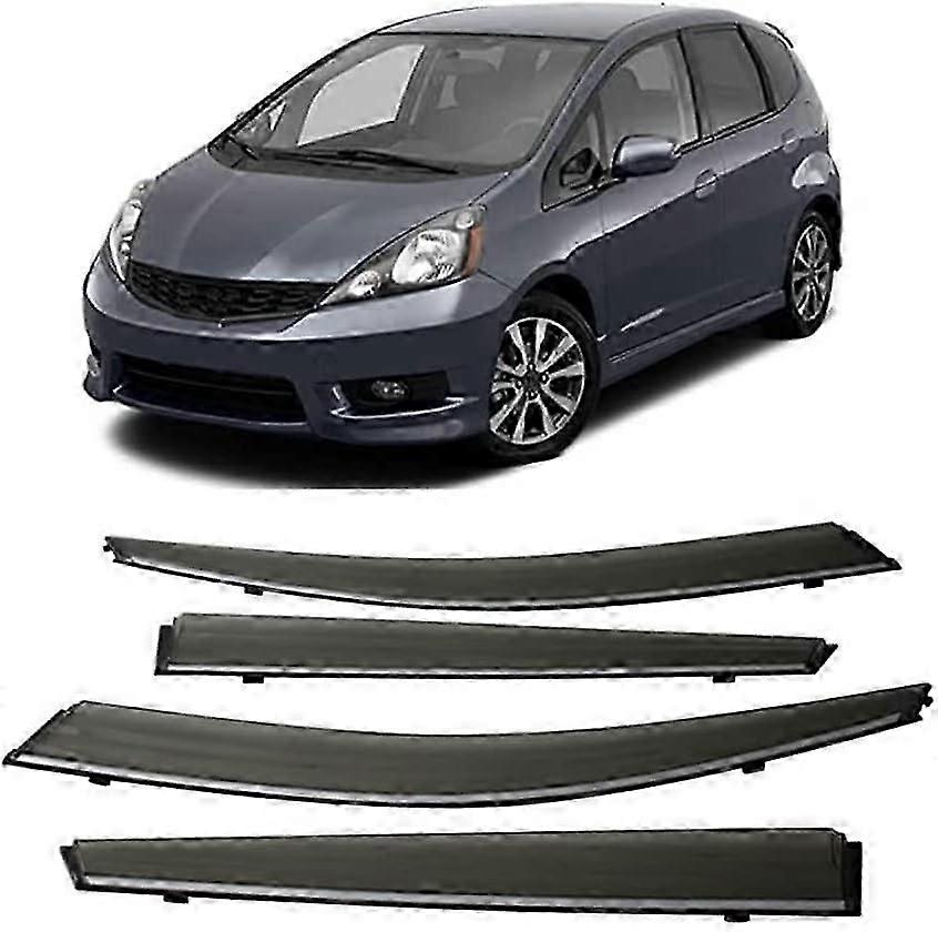 4pcs Wind Deflectors for Honda Jazz 2008-2013