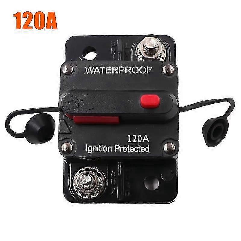 30A - 300A 12 - 48V DC IP67 Waterproof Circuit Breaker with Manual Reset Button for Car/Yacht/RV Edition 0915