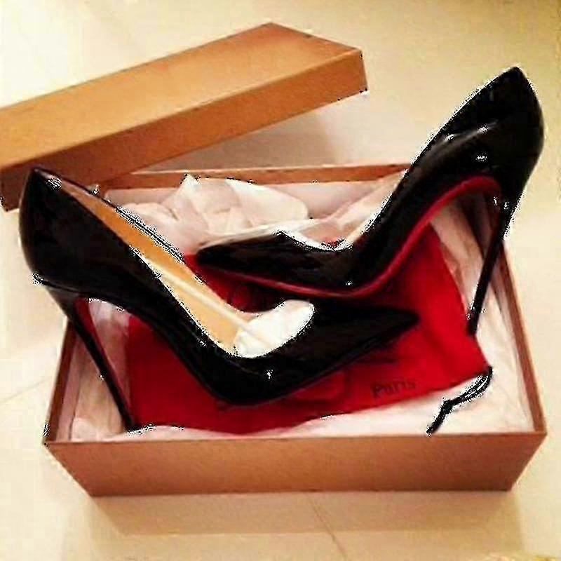 Ladies' Slingback High Heels, Classic Solid Color Handmade Style