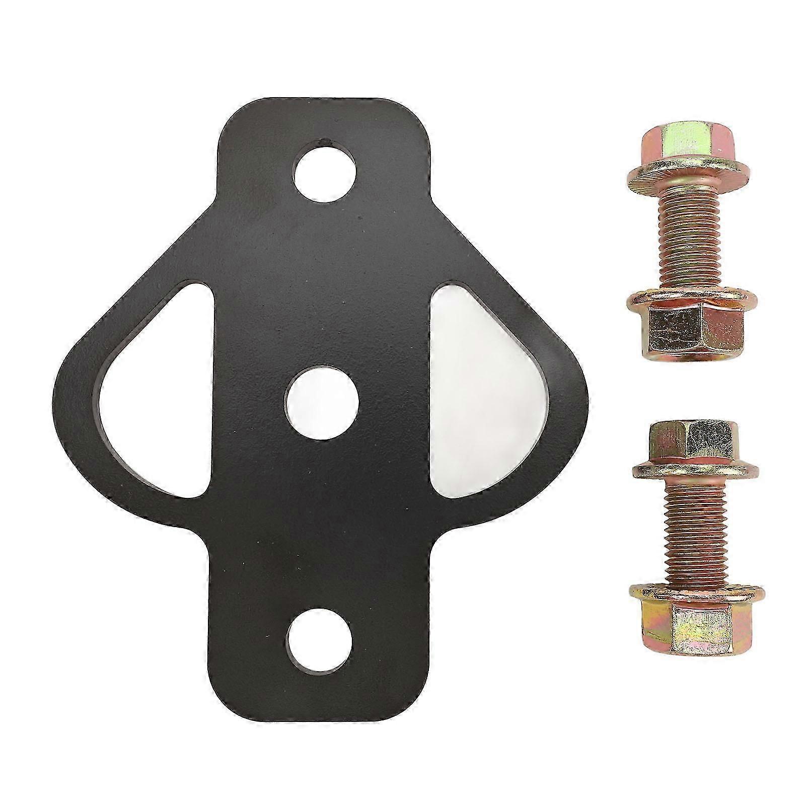 Tkse 3 Way Trailer Hitch Adapter High Steel For Atv Cart Tractor Flat Towing Ball Installation