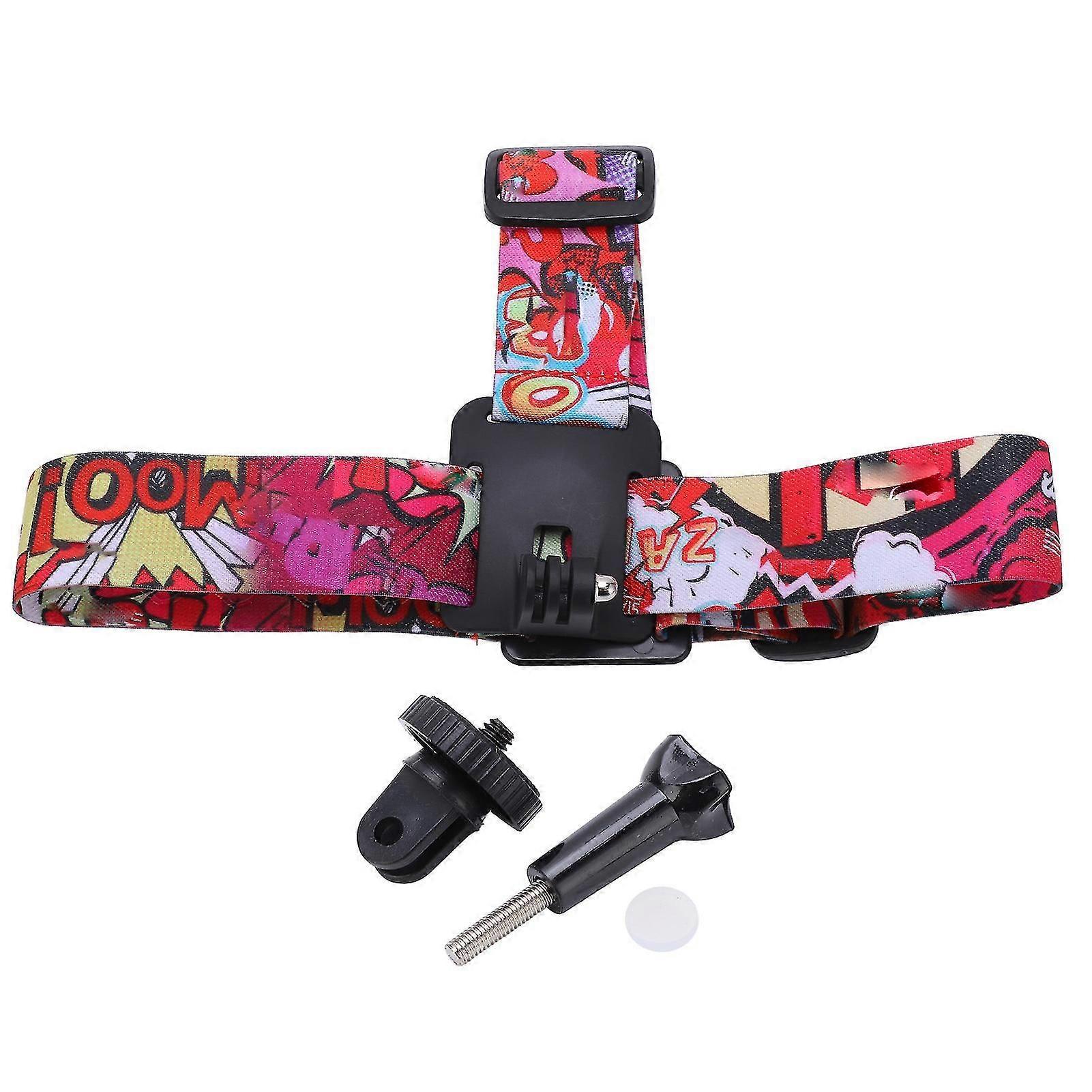 Adjustable Camera Head Mount Strap: 180 Action Camera Accessory for Immersive Shots