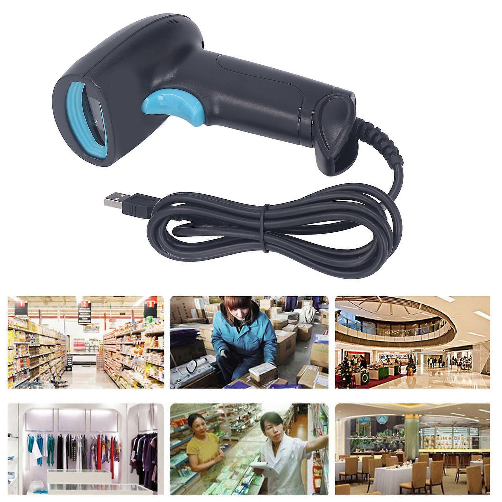 Wired High Accuracy QR & Barcode Scanner for Inventory & Warehouse
