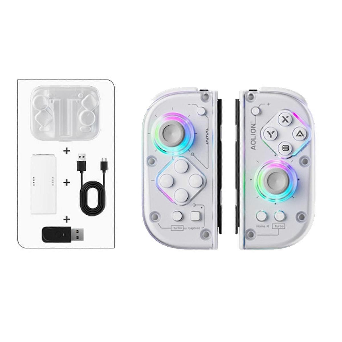 für /Lite/Oled Joypad BT 5.2 Game Gamepad mit RGB Light Game Controller für IOS PC Android