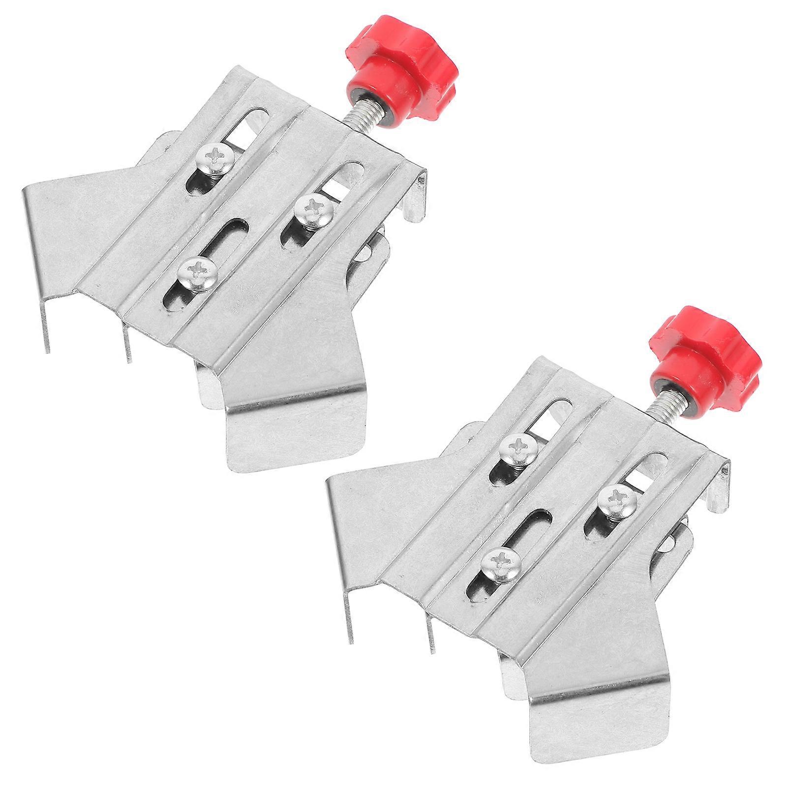Stainless Steel Right Angle Clamp for Home Use Versatile Design with Quick Locking Mechanism 2pcs