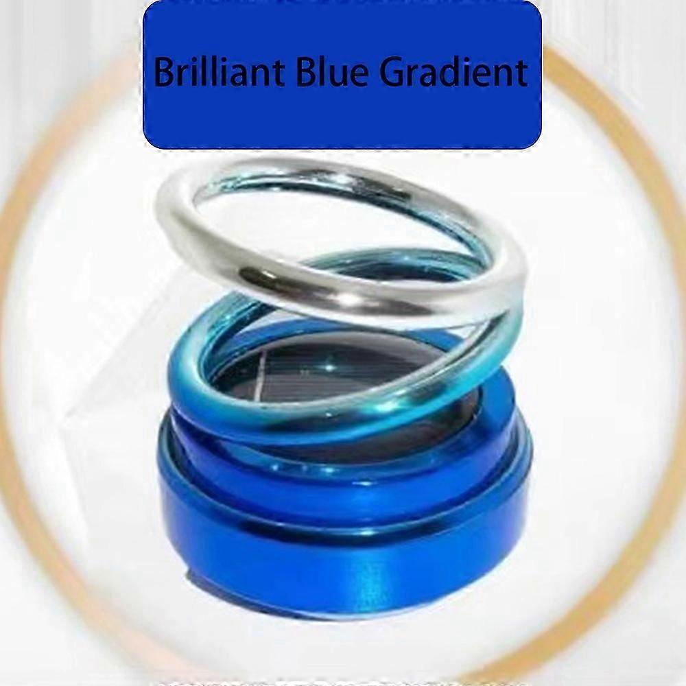 solar double ring suspended rotating aromatherapy energy efficient