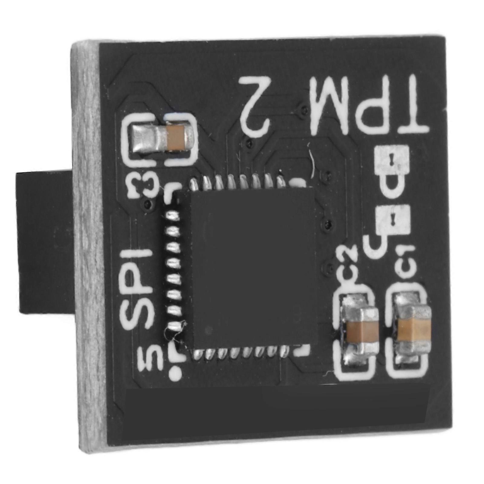 TPM 2.0 Module SPI 12Pin Black Security Board 13x14mm Remote