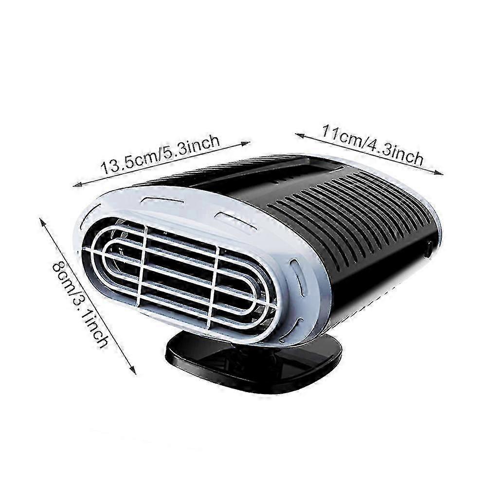 Fast Heating Easy Install Camping Practical Defogger Defroster Car Heater Fan