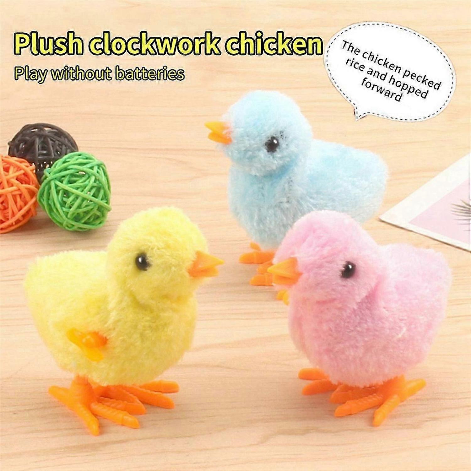5Pcs Easter Wind Up Chick Girls