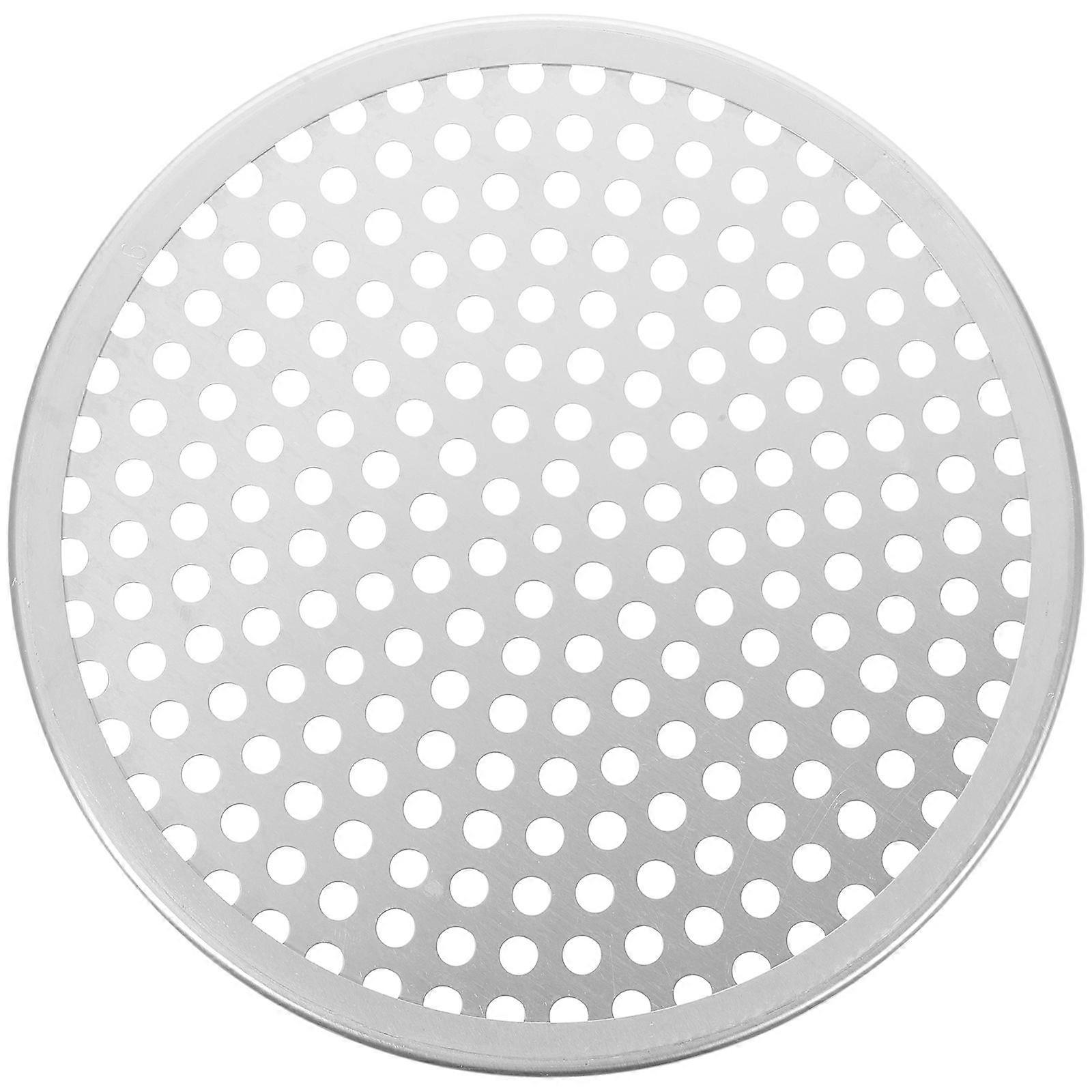 1Pc ταψί πίτσας με το gadget κουζίνας δίσκων ψησίματος κραμάτων αργιλίου τρυπών