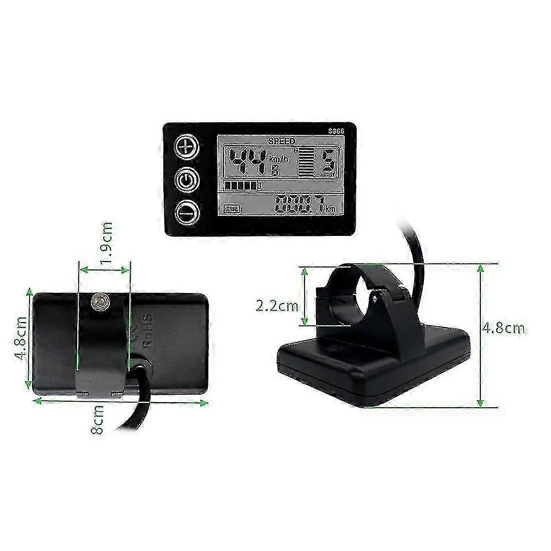 1 X 36v 17a 250w 350w Motor Controller E-bike Brushless Speed Controller And S866 Lcd Display