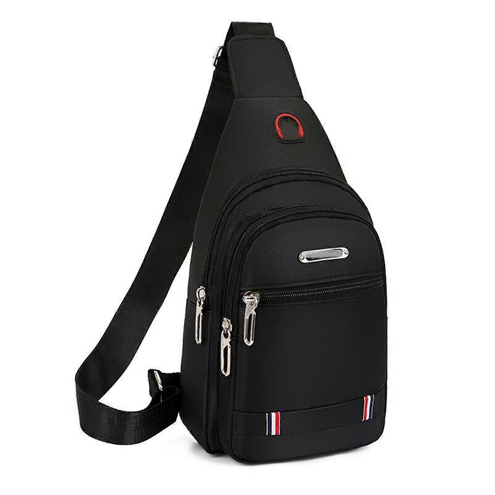 Men Chest Bag Large Capacity Lightweight Portable Shoulder Bag with Adjustable Shoulder Strap 2025