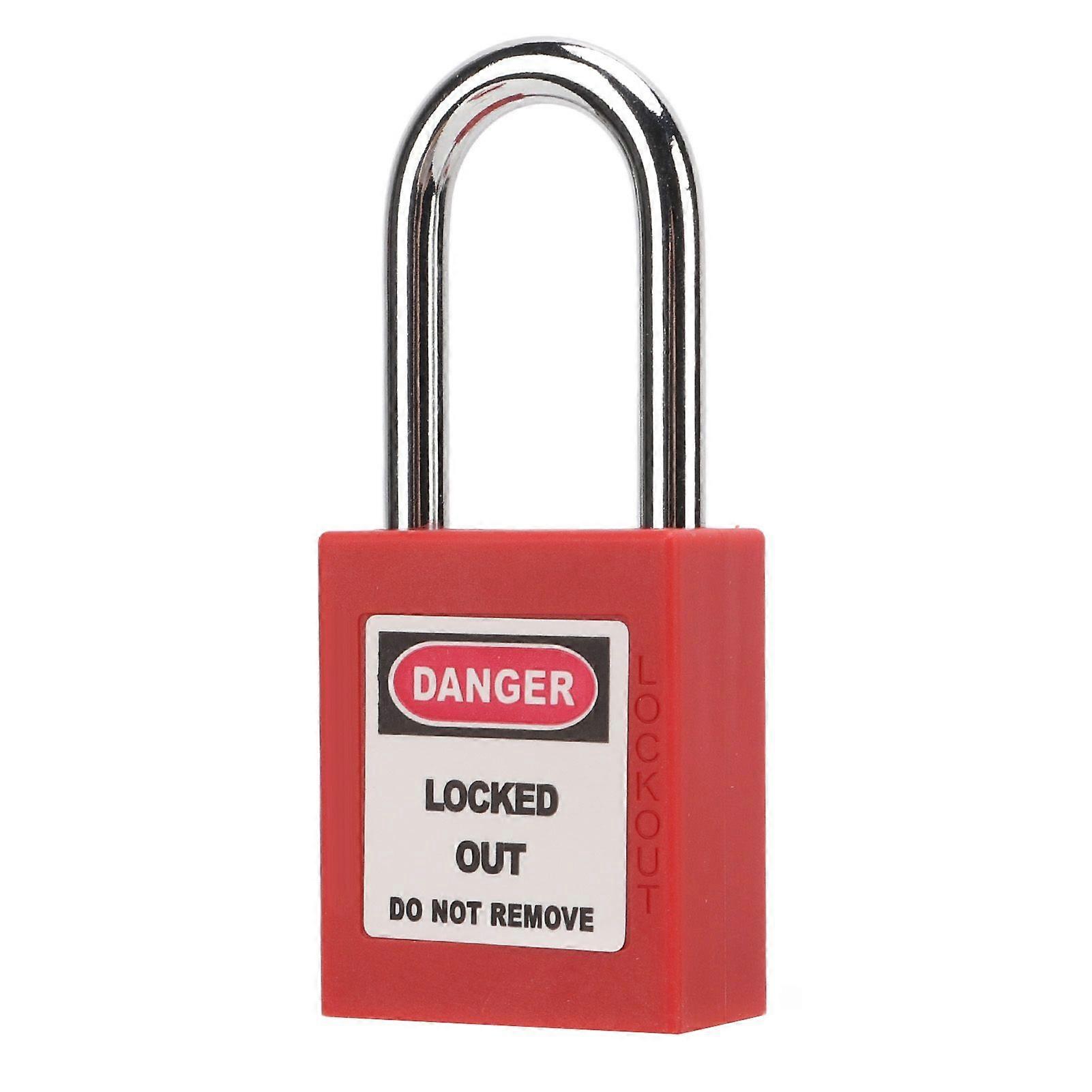 Lockout Tagout Valve Lock with Safety Padlock Heatproof Impact ...