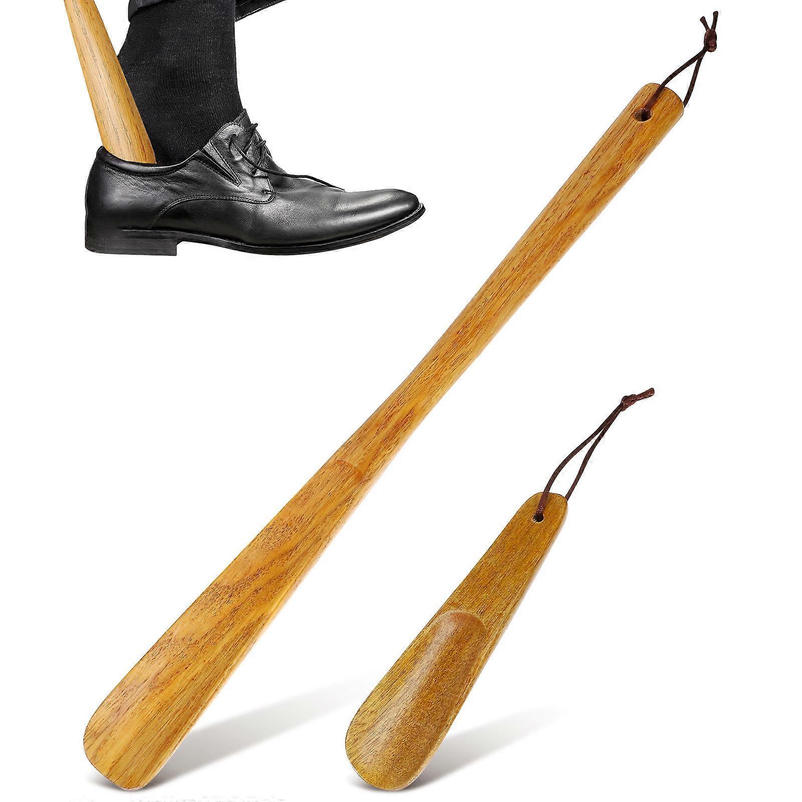 Shoe Horn Long Handle Shoe Horn for Convenient Use 6Pcs Beige Set