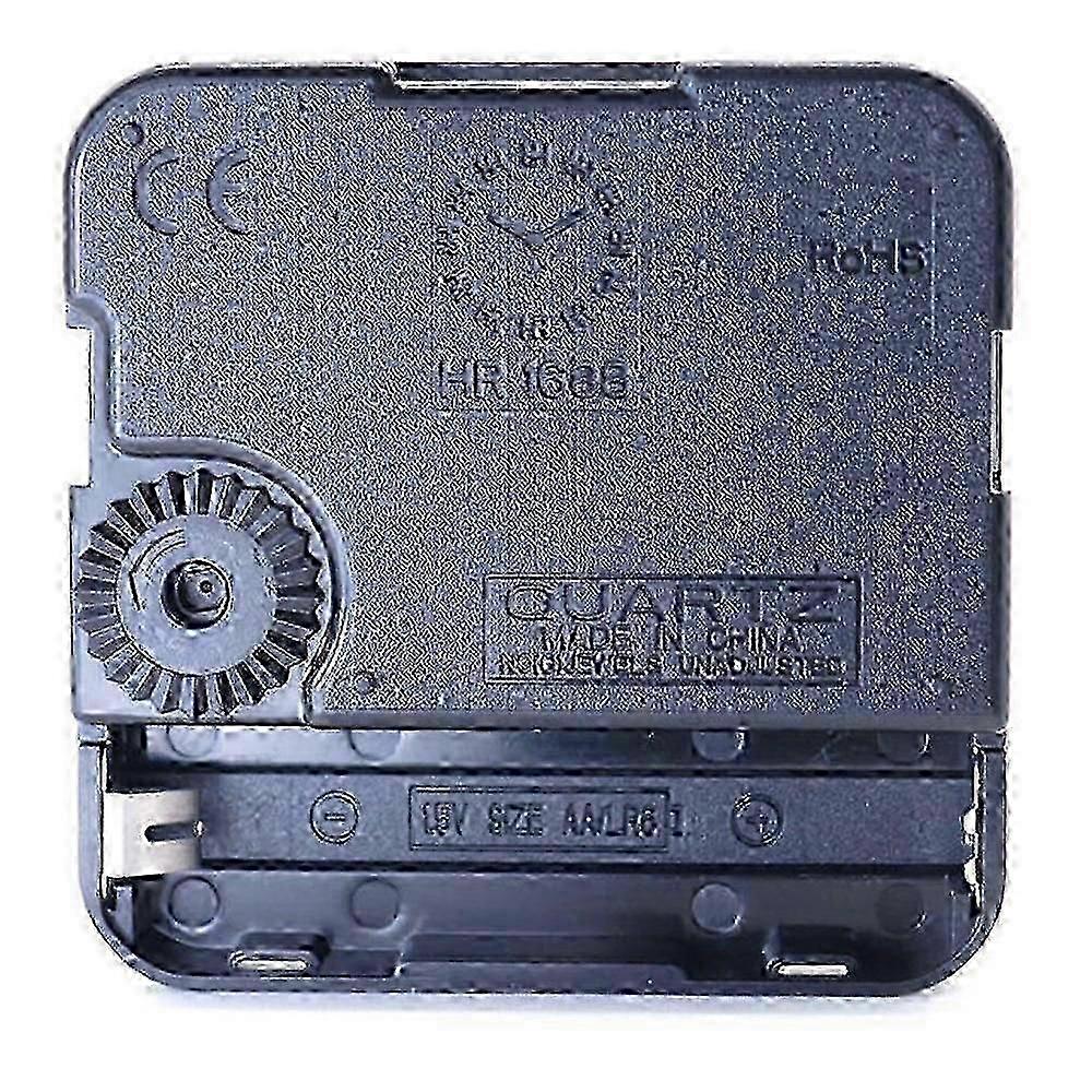 2 PCS HR1688クロックメカニズム、14.5mmおよび6.7mmシャフト、サイレントムーブメント用