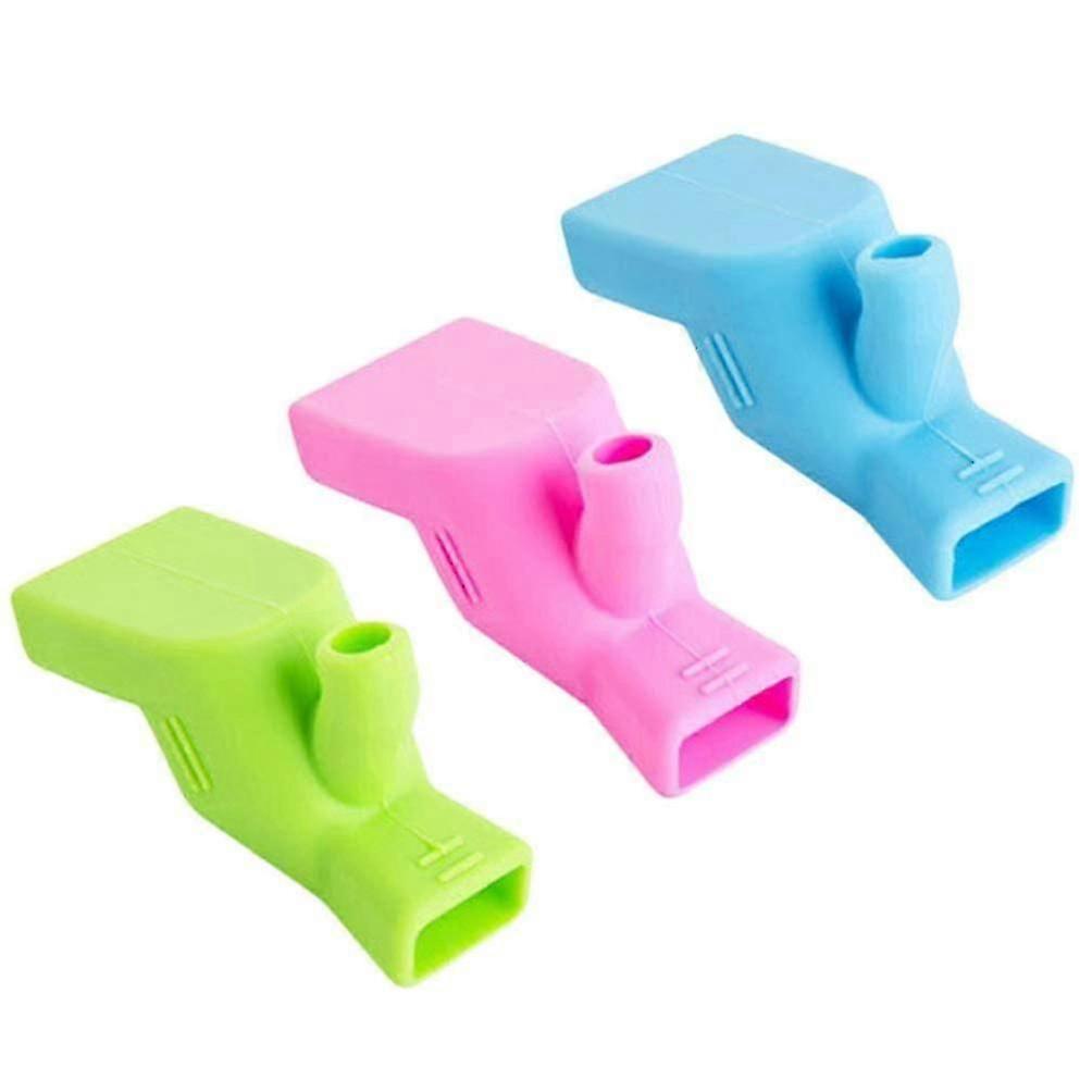 3pc Kitchen Sink Faucet Extender Rubber Elastic Nozzle Guide Children Water Saving Tap Extension For Bathroom Accessories