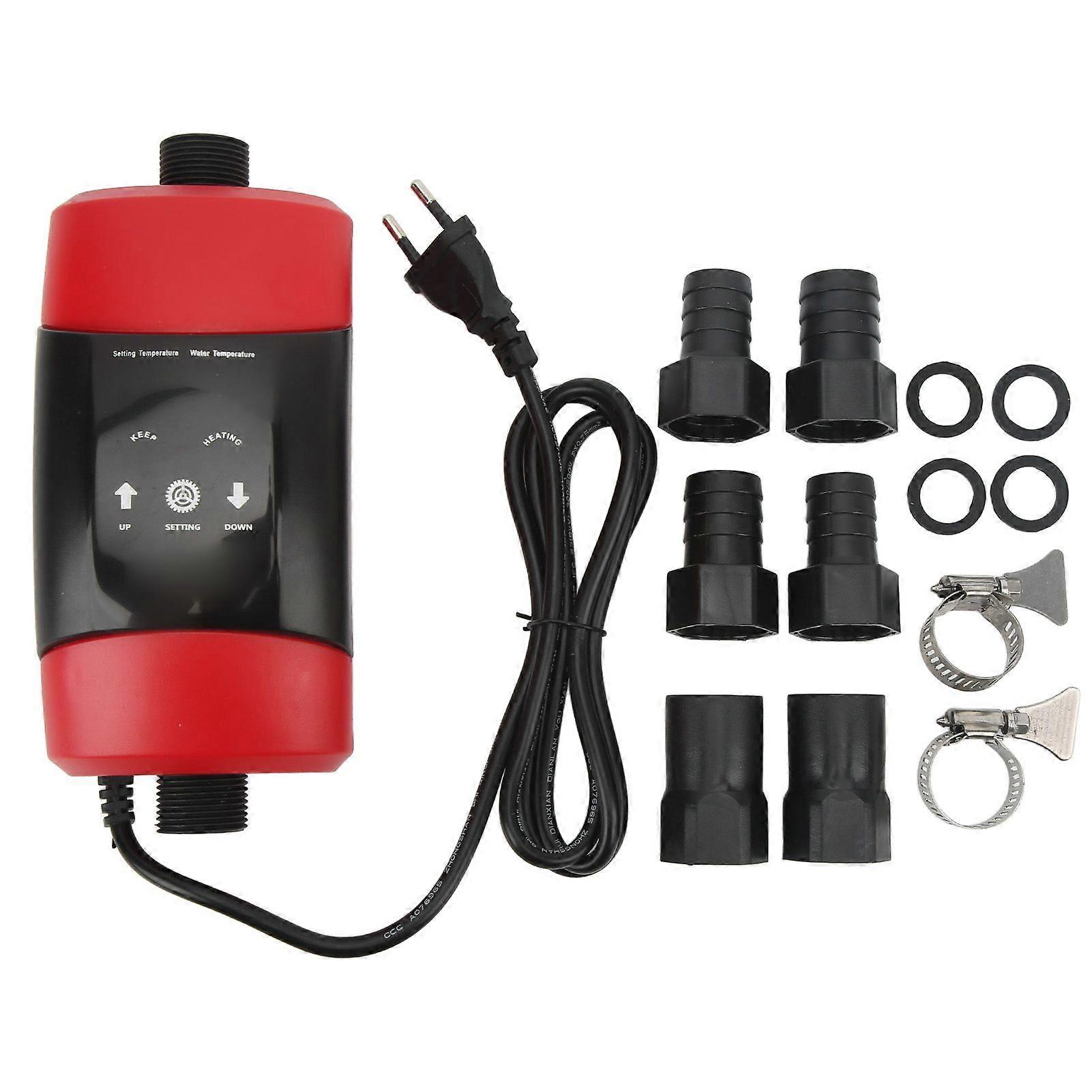 Aquarium External Heater Waterproof Auto Constant Temp Fish Tank Heating Rod with Power Failure Memory