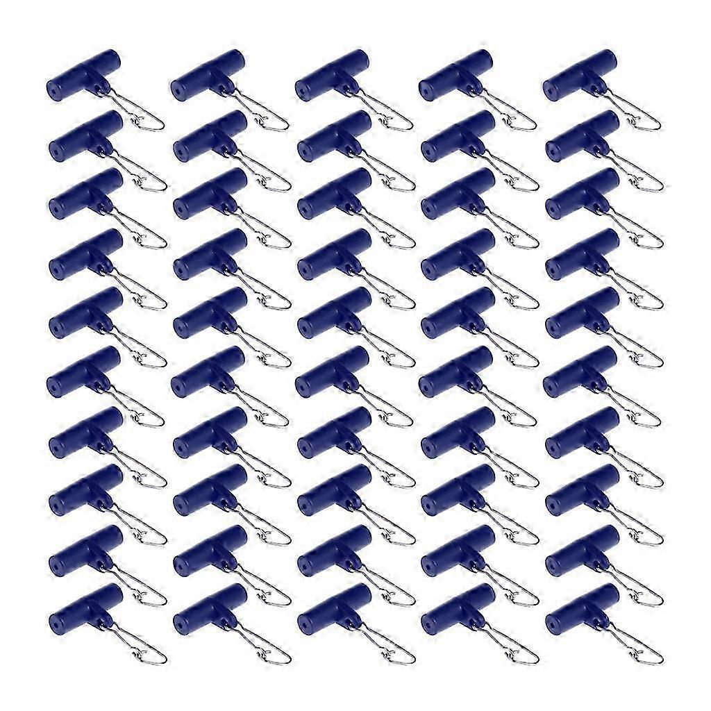 50pcs Fishing Sinker Slide with for Duo Lock Snap for Braided Line, Heavy Duty Saltwater Sinker Sliders Snap Kit Red Small