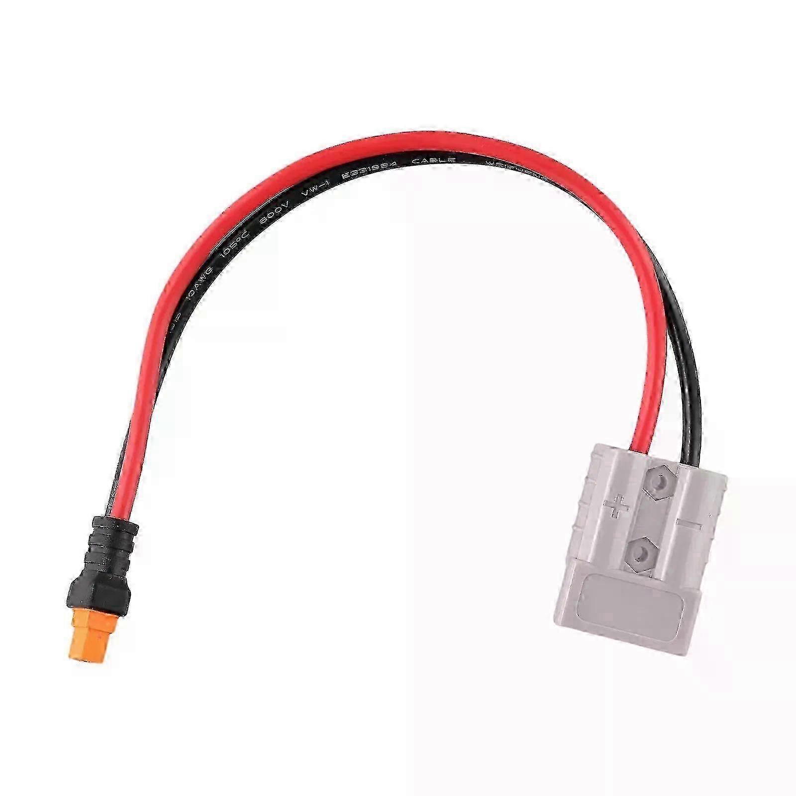 1 X 50A 10AWG Adapter Cable For Andersons To XT60i Connector Portable Powers Station Adapter Cable Tool Accessorie Adapter Cable