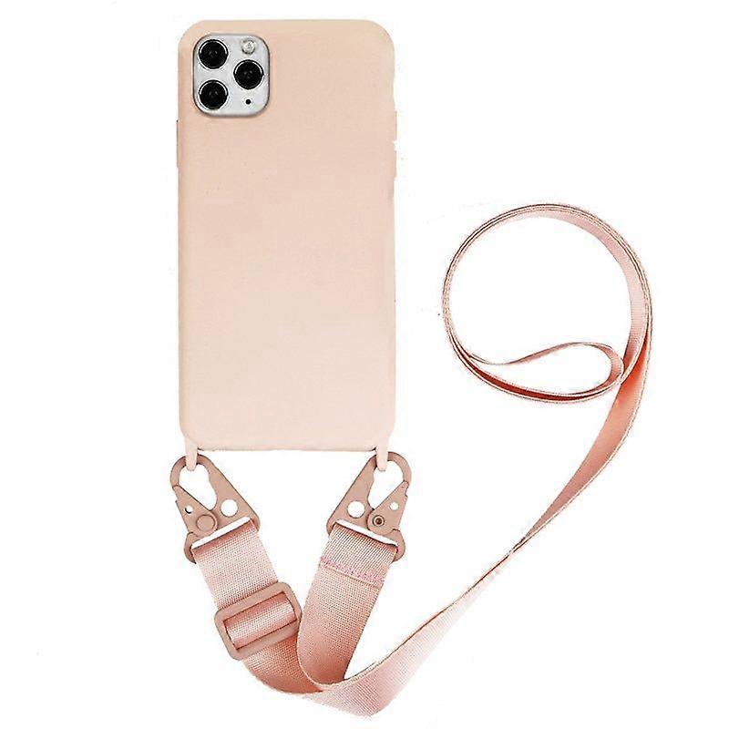 Simple silicone lanyard phone case