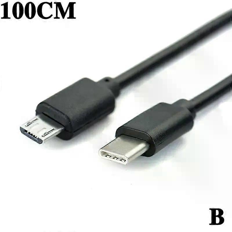 Type C USB-C To Micro USB Cable For Samsung Micro B USB Type C Cord Male To Male 30/100cm Fast Data