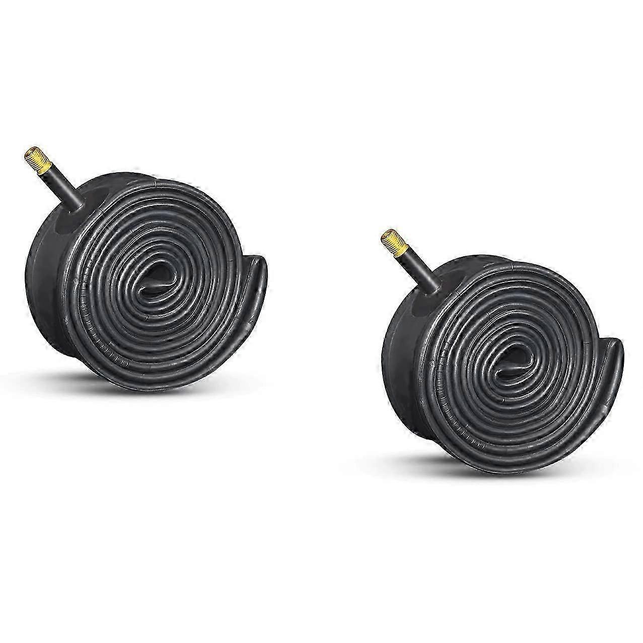 Inner Tube for Brompton Folding Bike 16 x 3/8 1 inch / 37-349 Schrader Valve (2 Pcs)