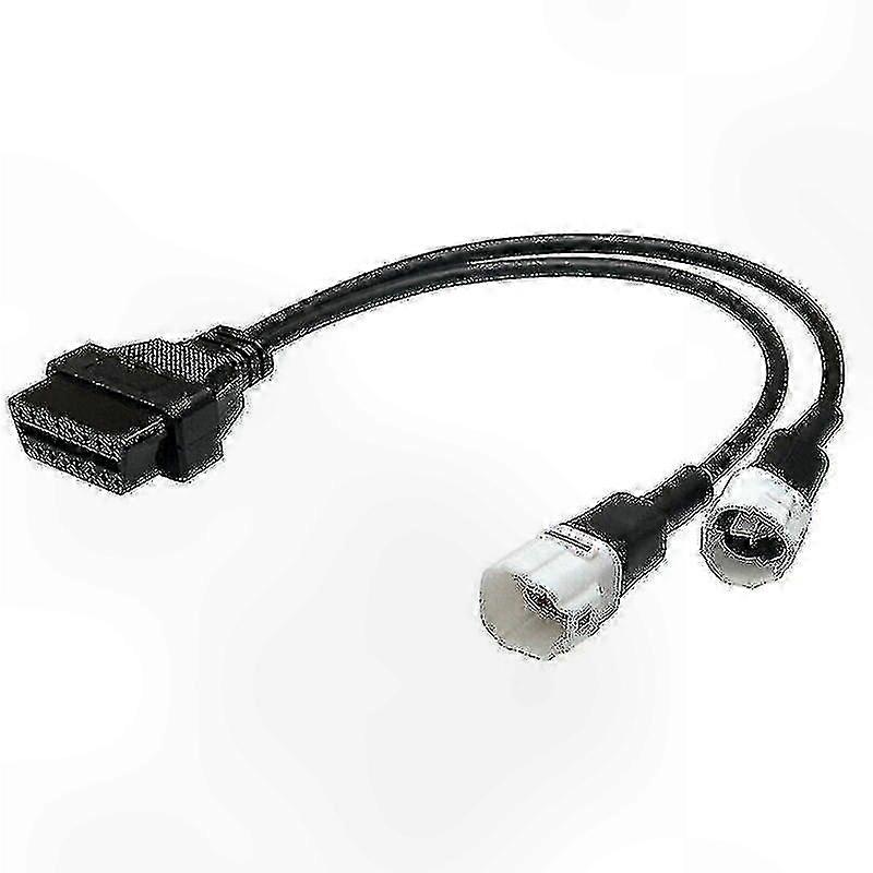 Motorcycle OBD2 Scanner Cable - 3 & 4 Pin Fault Code Reader Tool for Bike Diagnostics