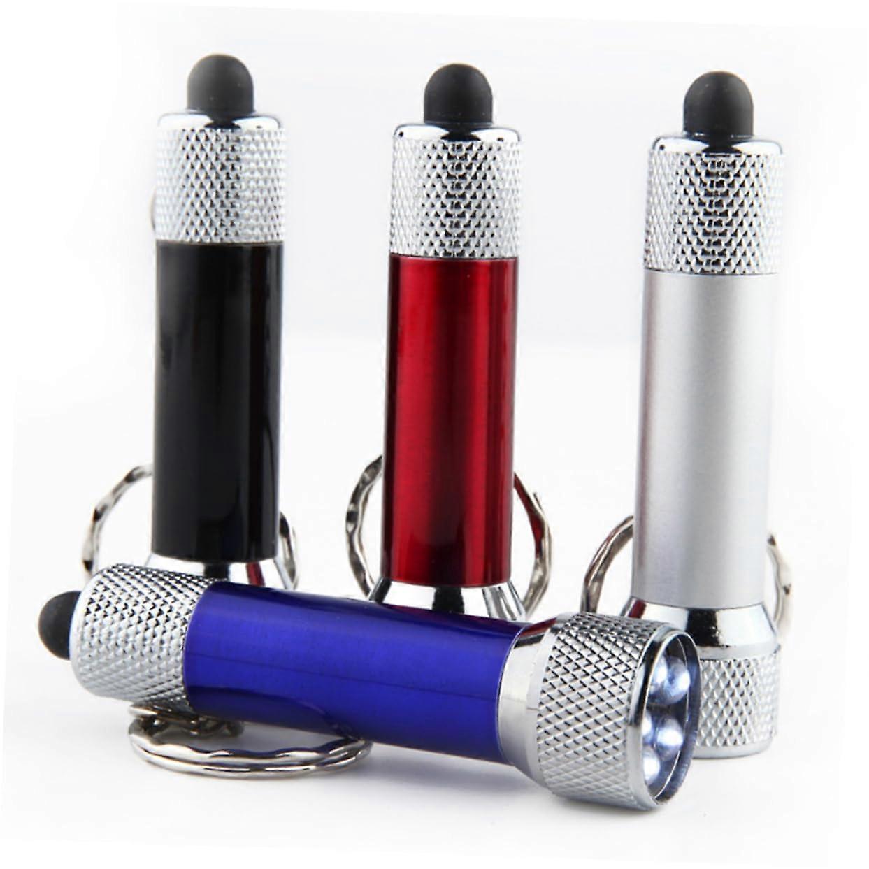 Mini LED Torch 10Pack Keychain Portable Flashlight Mixed Colors Emergency Use For Bags And Backpacks