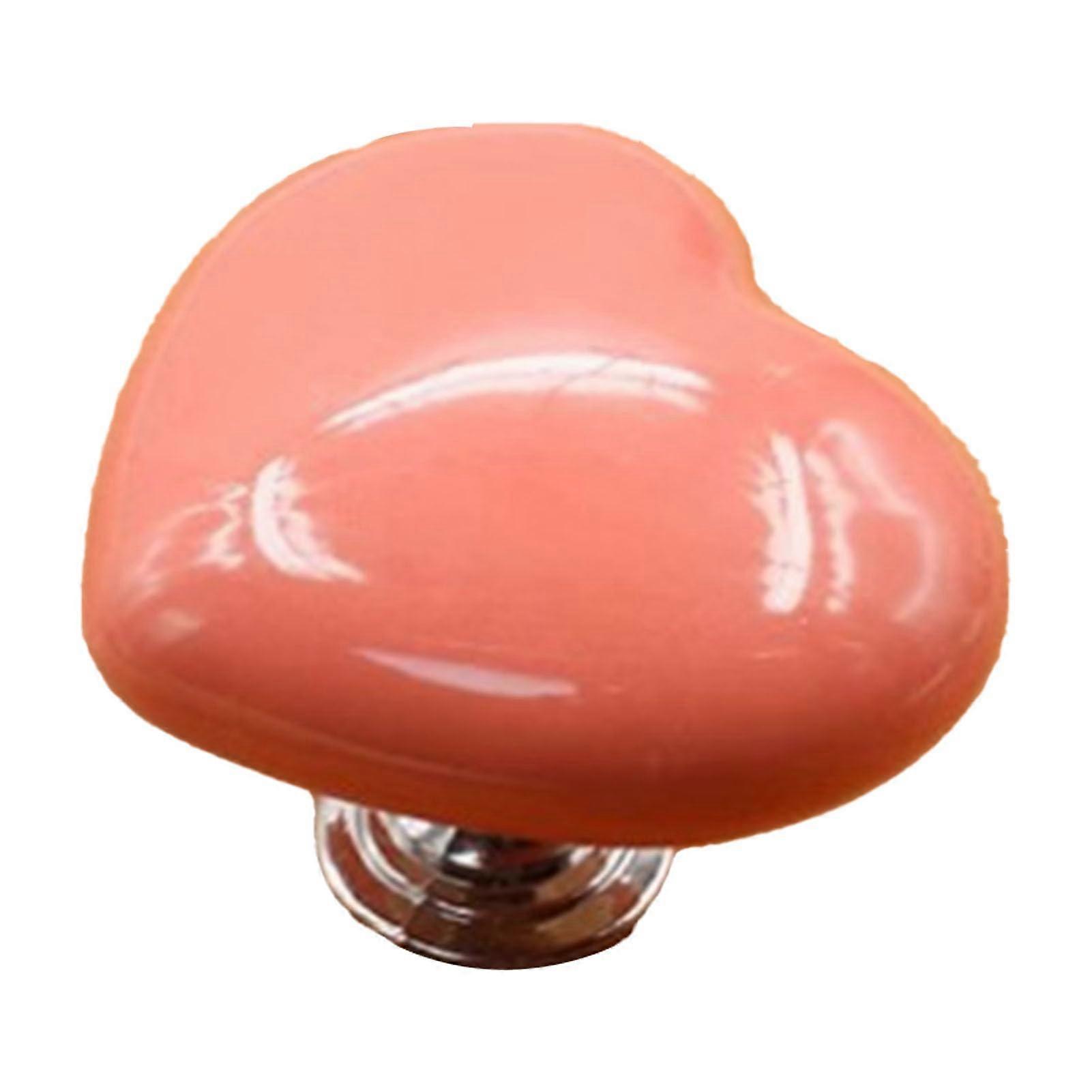 Toilet Button Pusher HeartShaped Press Button For Toilet Tank Pink For Women With Long Nails