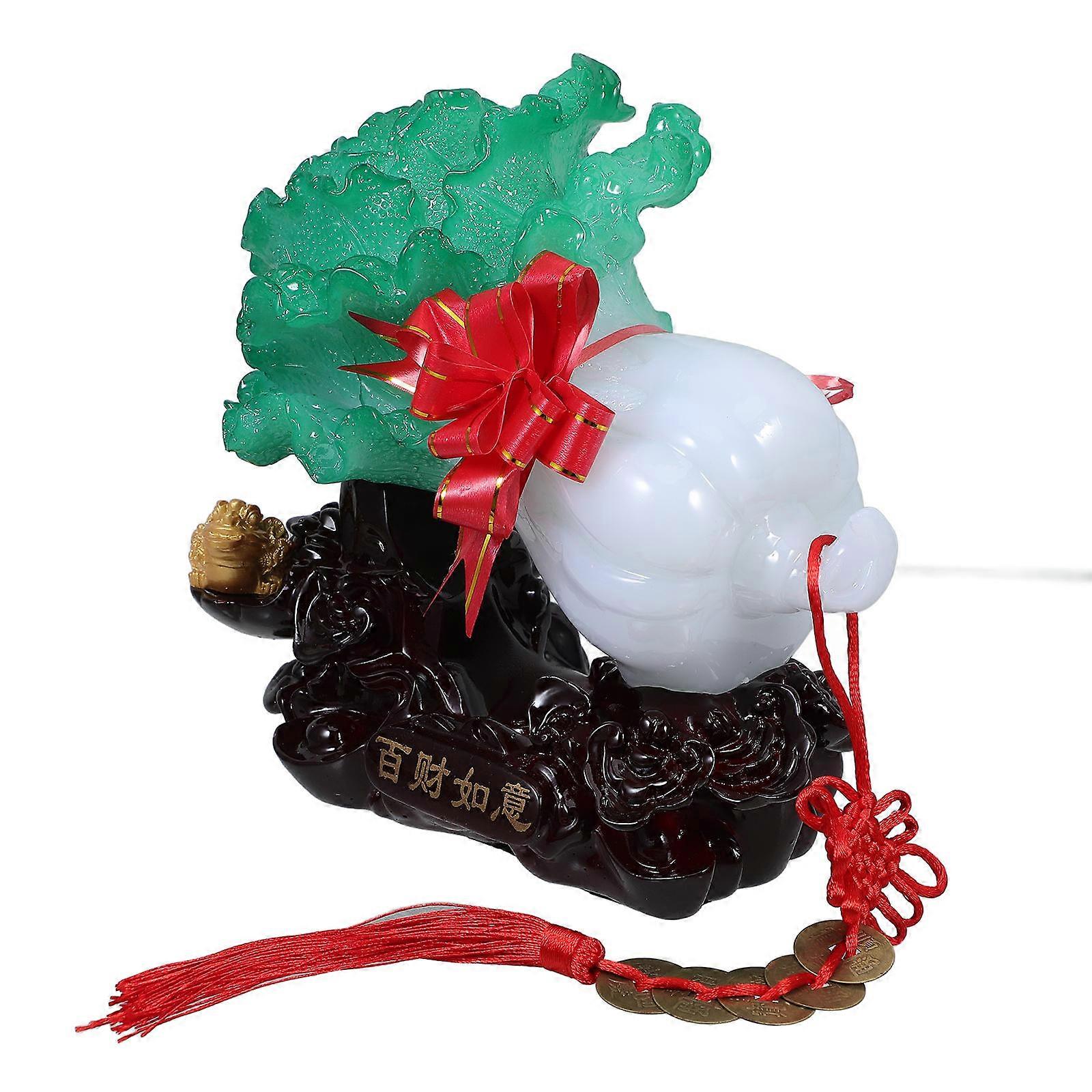 Decorative Resin Vegetable Chinese Cabbage for Kids Playing 2Pcs