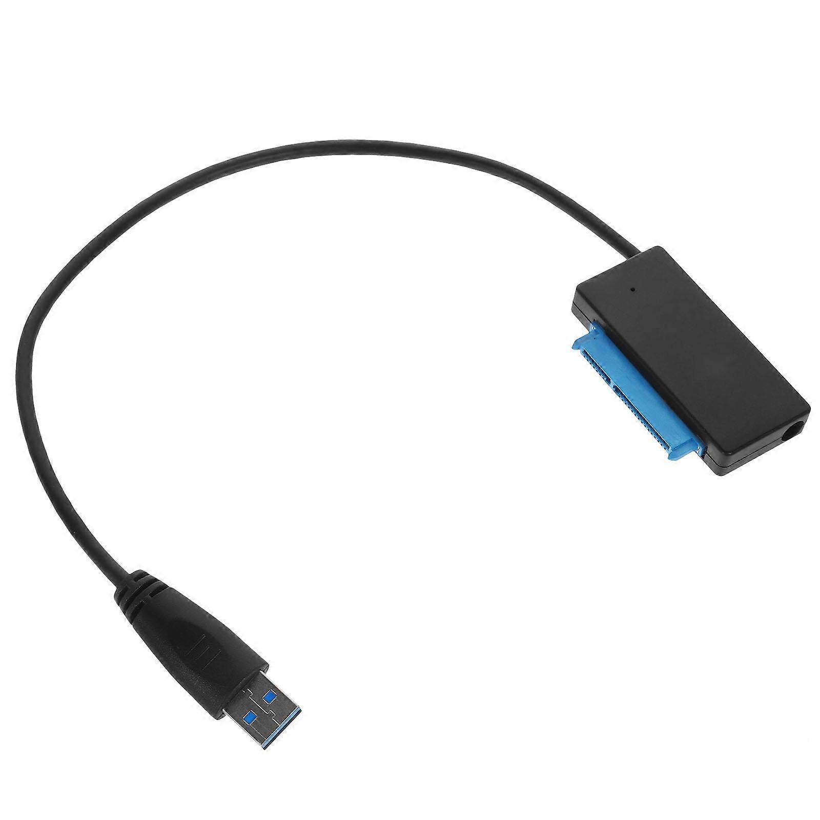 USB Adapter Cable for Data Transmitting Use 2Pcs Black Hard Drive