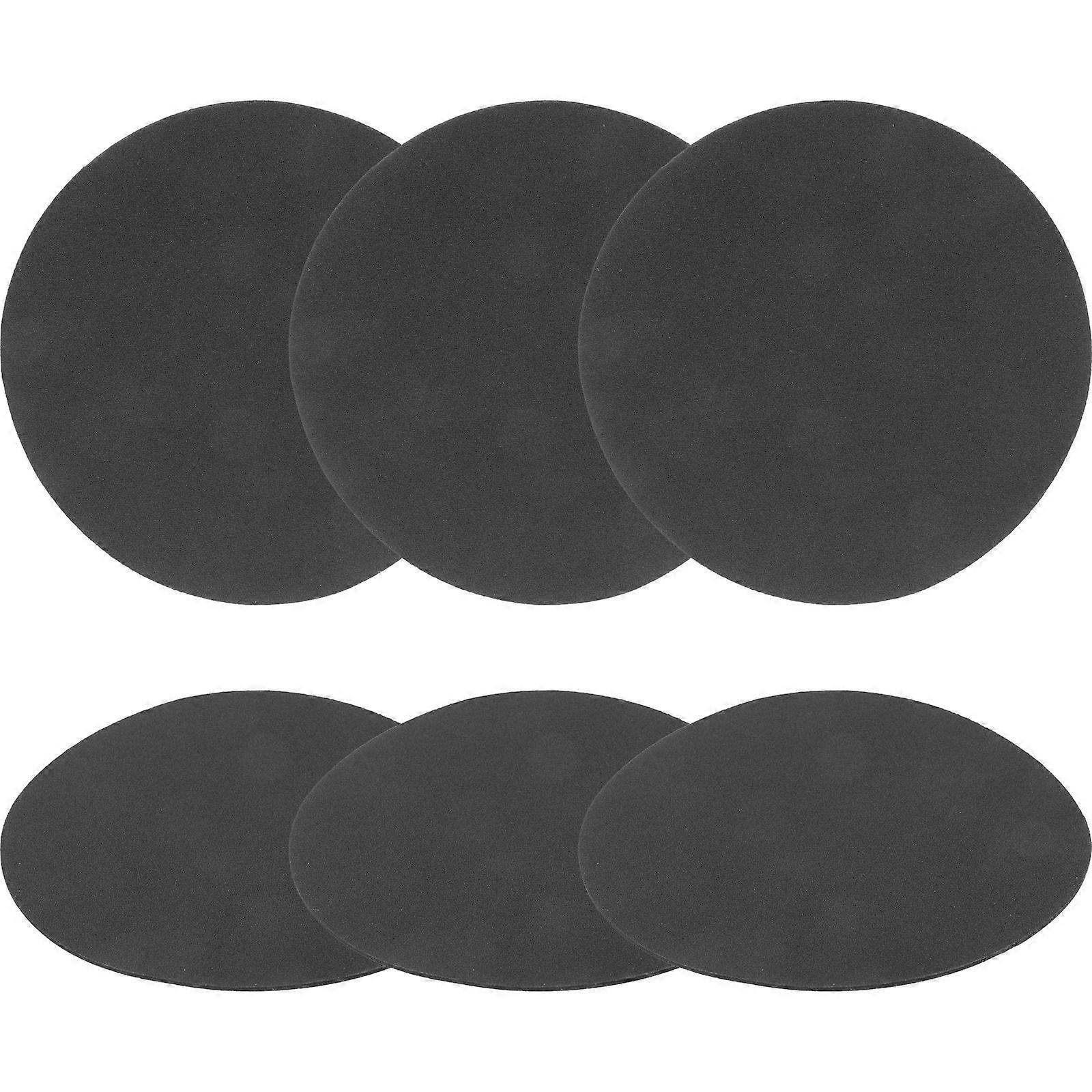 Non-Slip Table Lamp Base Sponge Stickers for Table Lamp Base Black Sponge for Durable Use 6Pcs