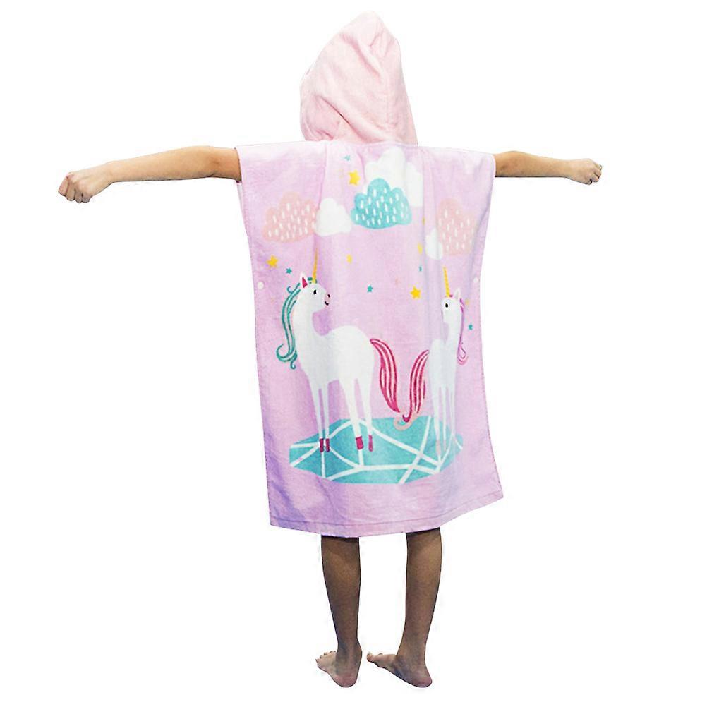 Towel Cartoon Print Quick Dry Bath Wrap Set 2Pcs
