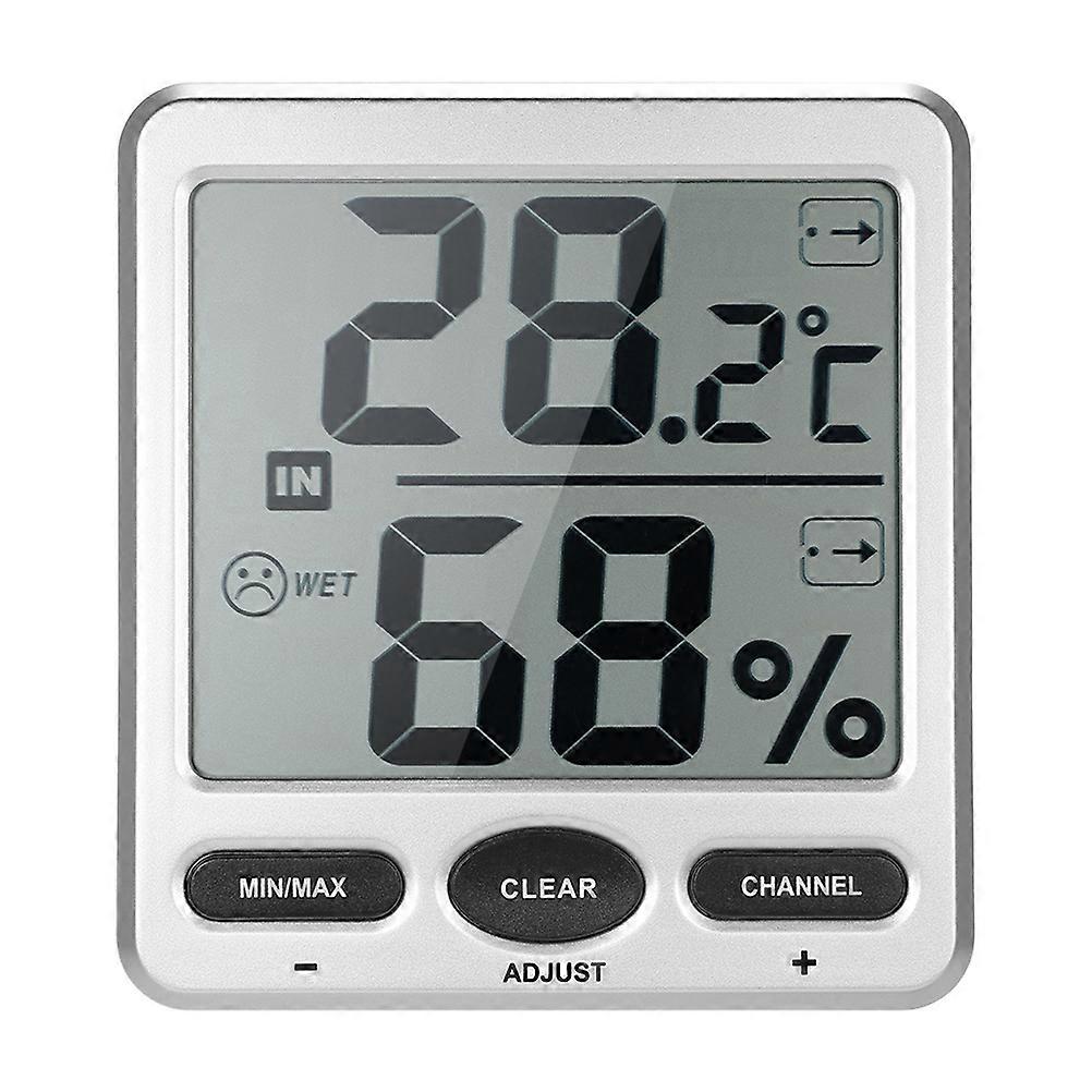 Multi Function Wireless LCD Display Hygrothermograph 3Pcs