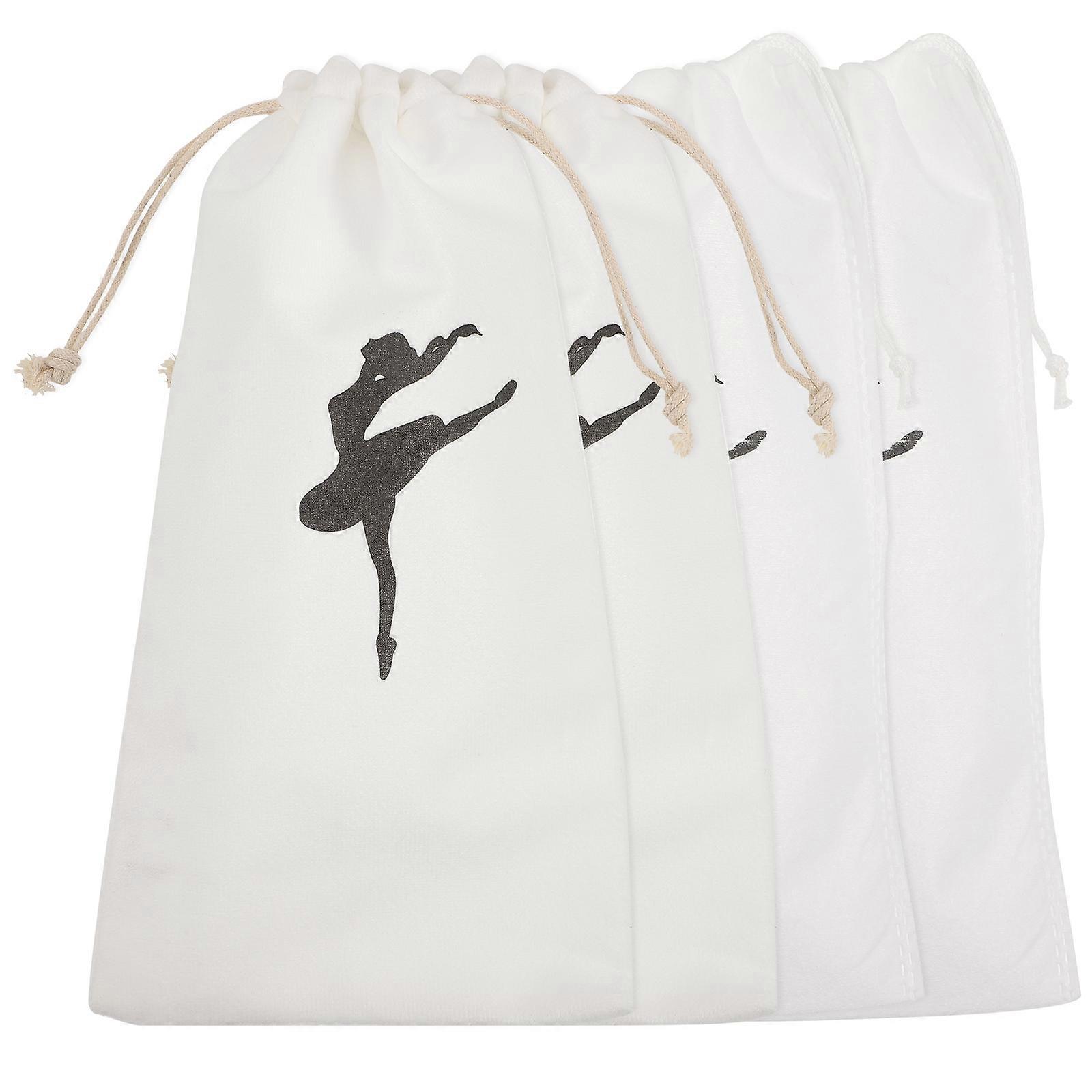 Drawstring Ballet Shoe Bags 16 Pcs Large Storage Space For Small Items Perfect For Dance Lovers On The Go