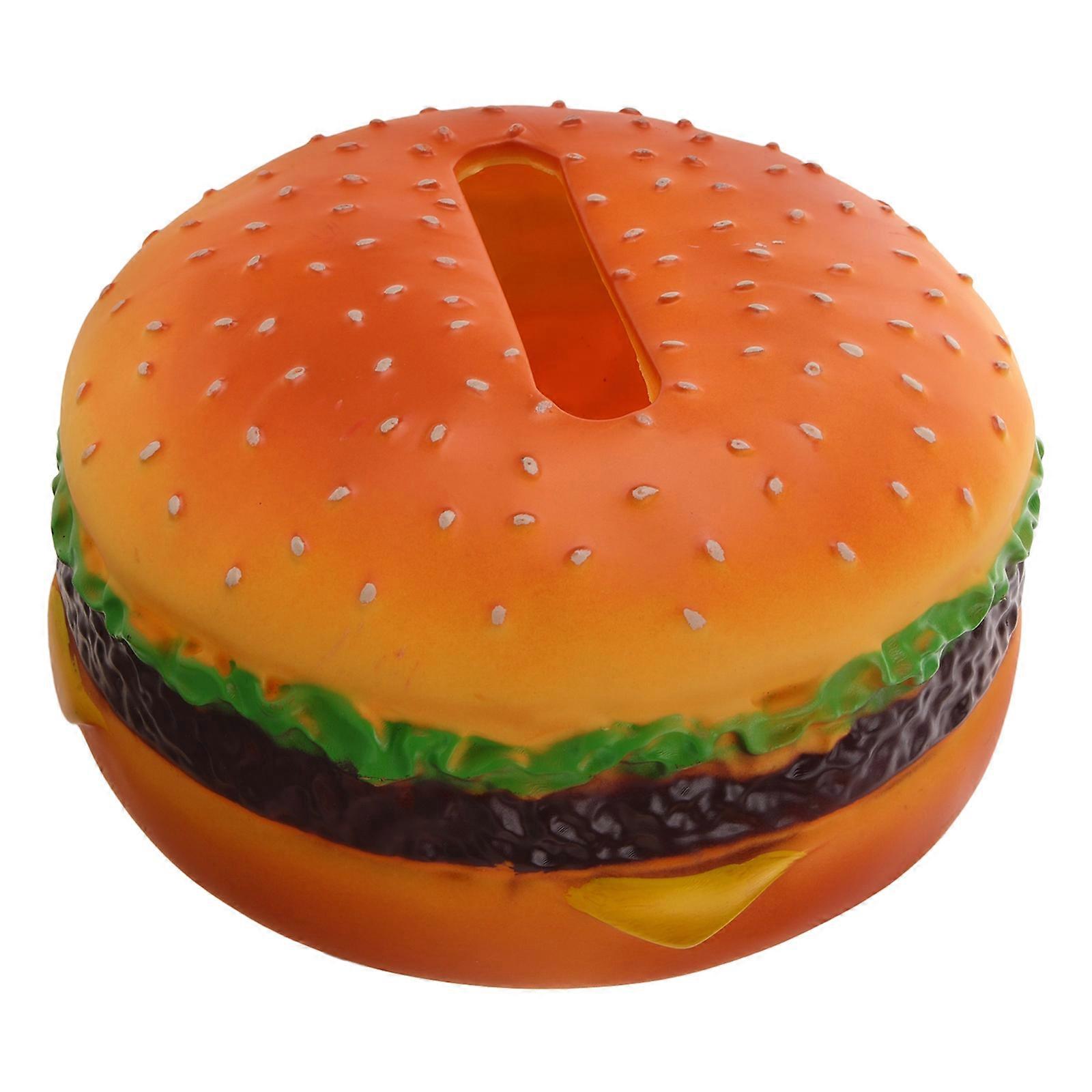 Resin Tissue Box Hamburger Napkin Holder for Tissues 4Pcs Decorative Storage