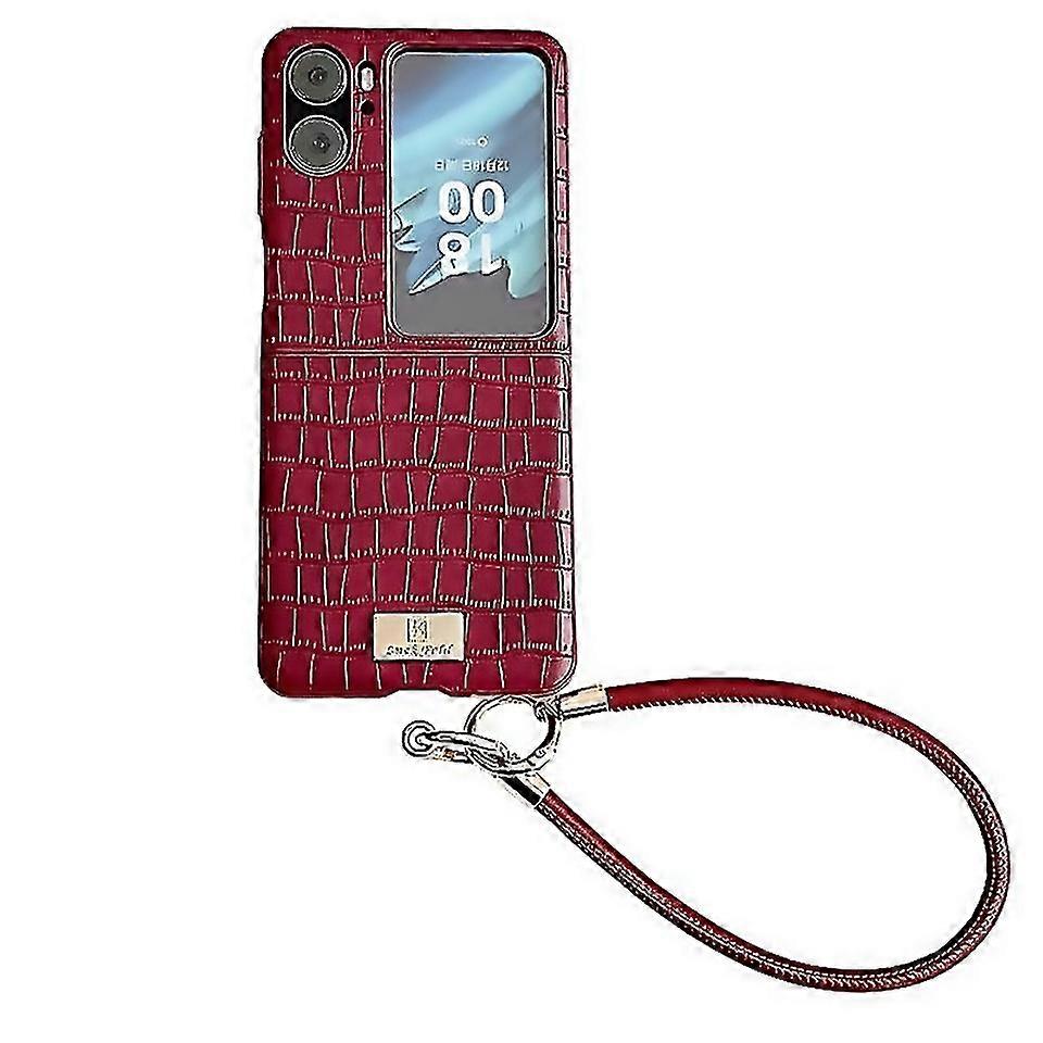 For Crocodile Texture Tpu Phone Case With Strap