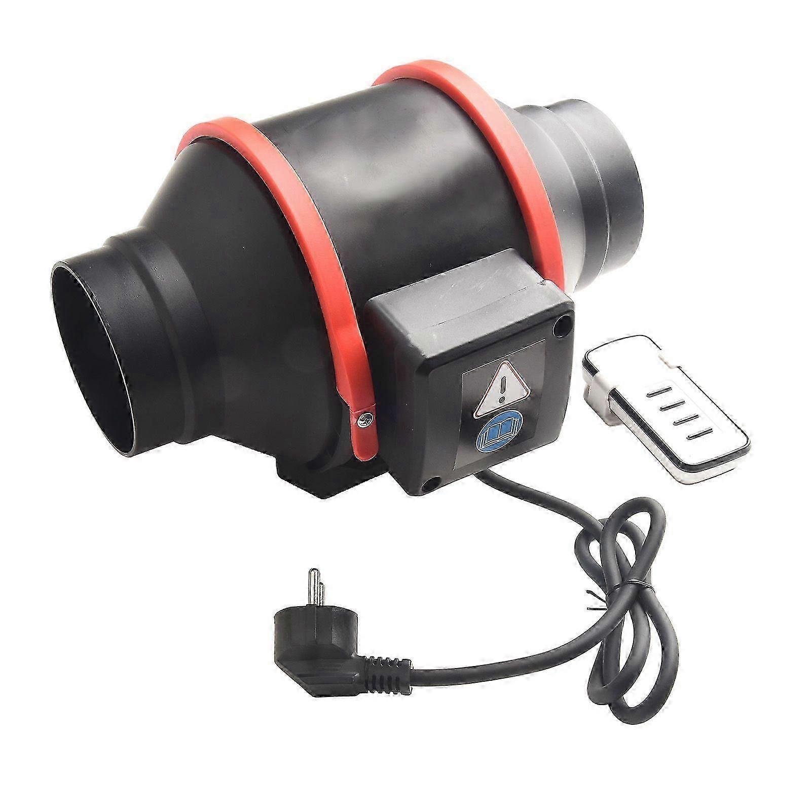 4 Inch 100mm Flue Exhaust Fan Speed Control Mixed Flow Inline Fan With Variable Speed Control 45W/48W 220V Air Clean Ventilator