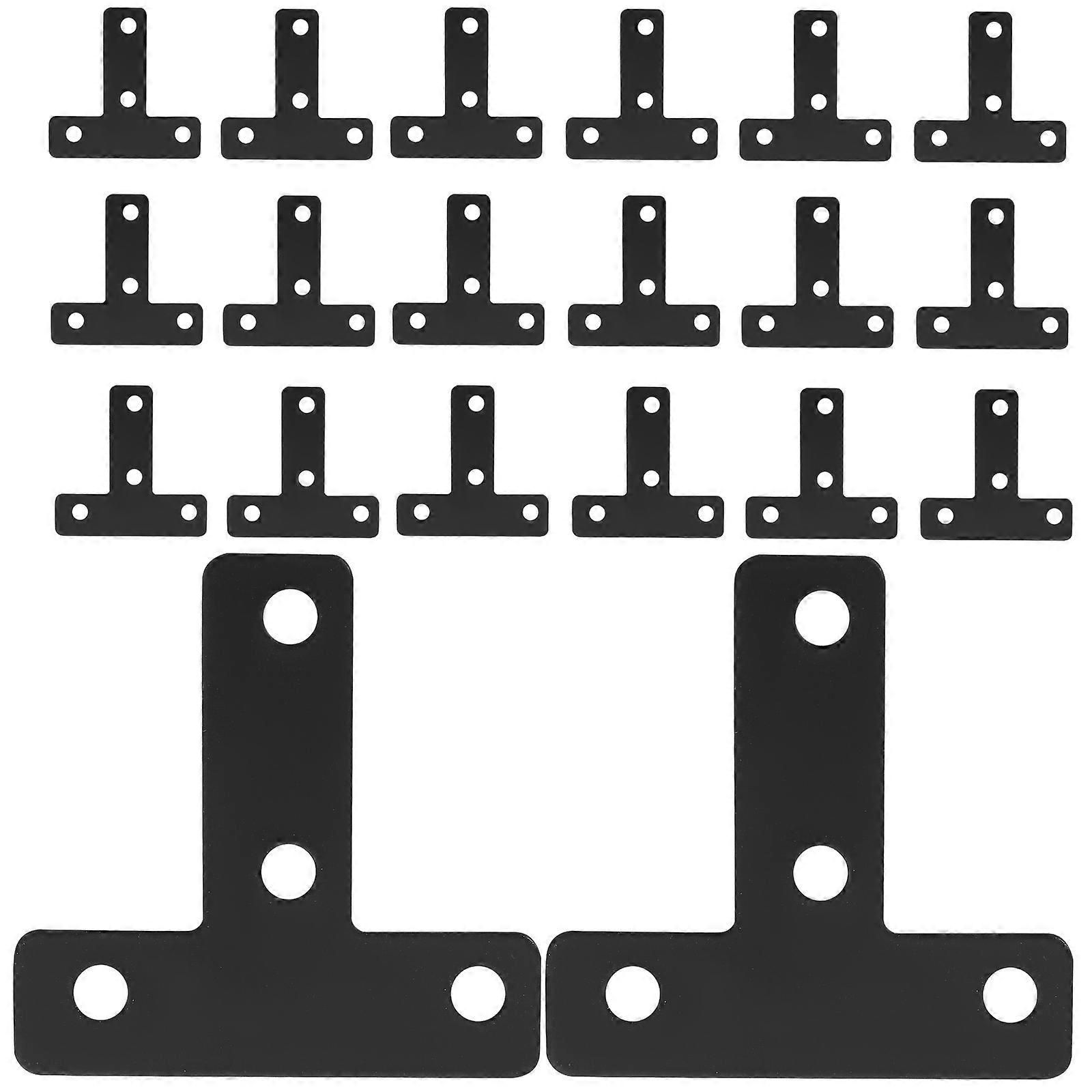 60 T-Shape Stainless Steel Corner Brackets For Fixing And Connecting Picture Frames In Home Office Spaces