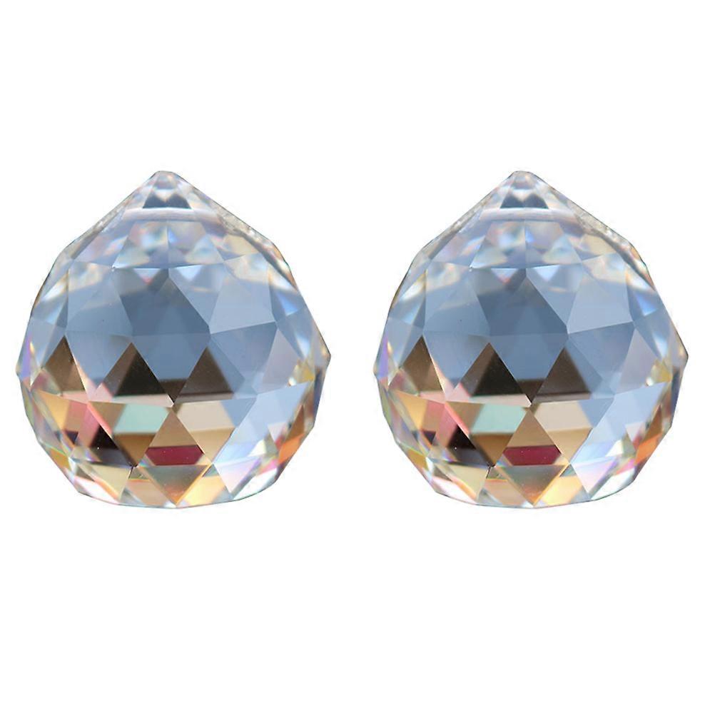 Prisms for Windows Crystal Ball Pendants for Light Decoration 4Pcs