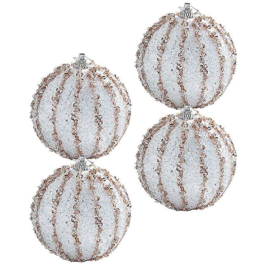 Foam Christmas Tree Hanging Balls Ornaments Decorative 12Pcs Set