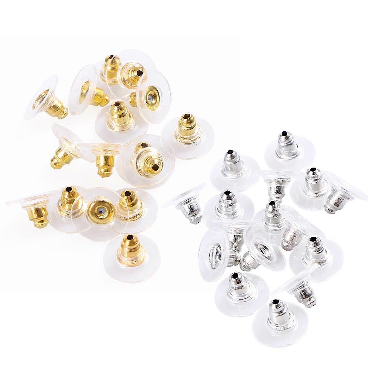 Earring Backs with Pad Clutch Earring Backs for Decoration Use 600Pcs Assorted Color