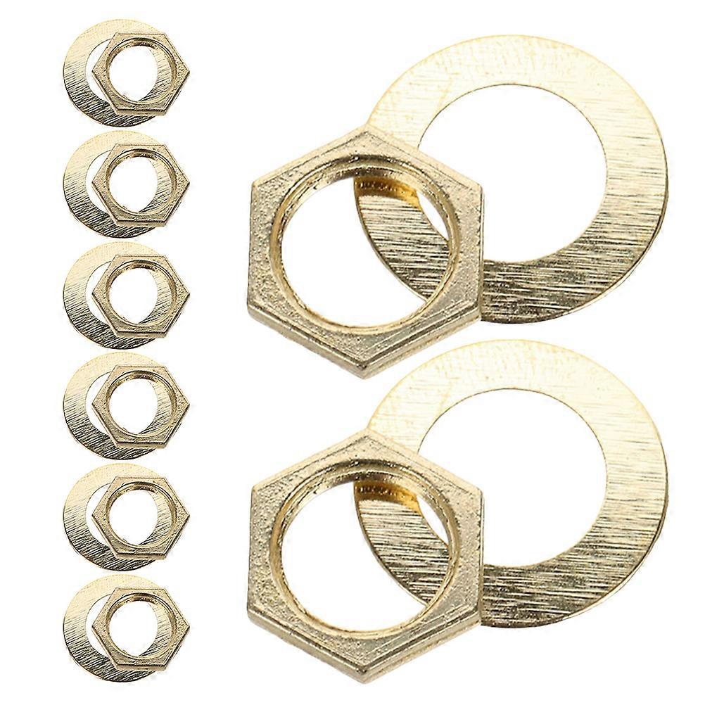 Clock Movement Repair Nuts Accessory Set with 5Sets Included