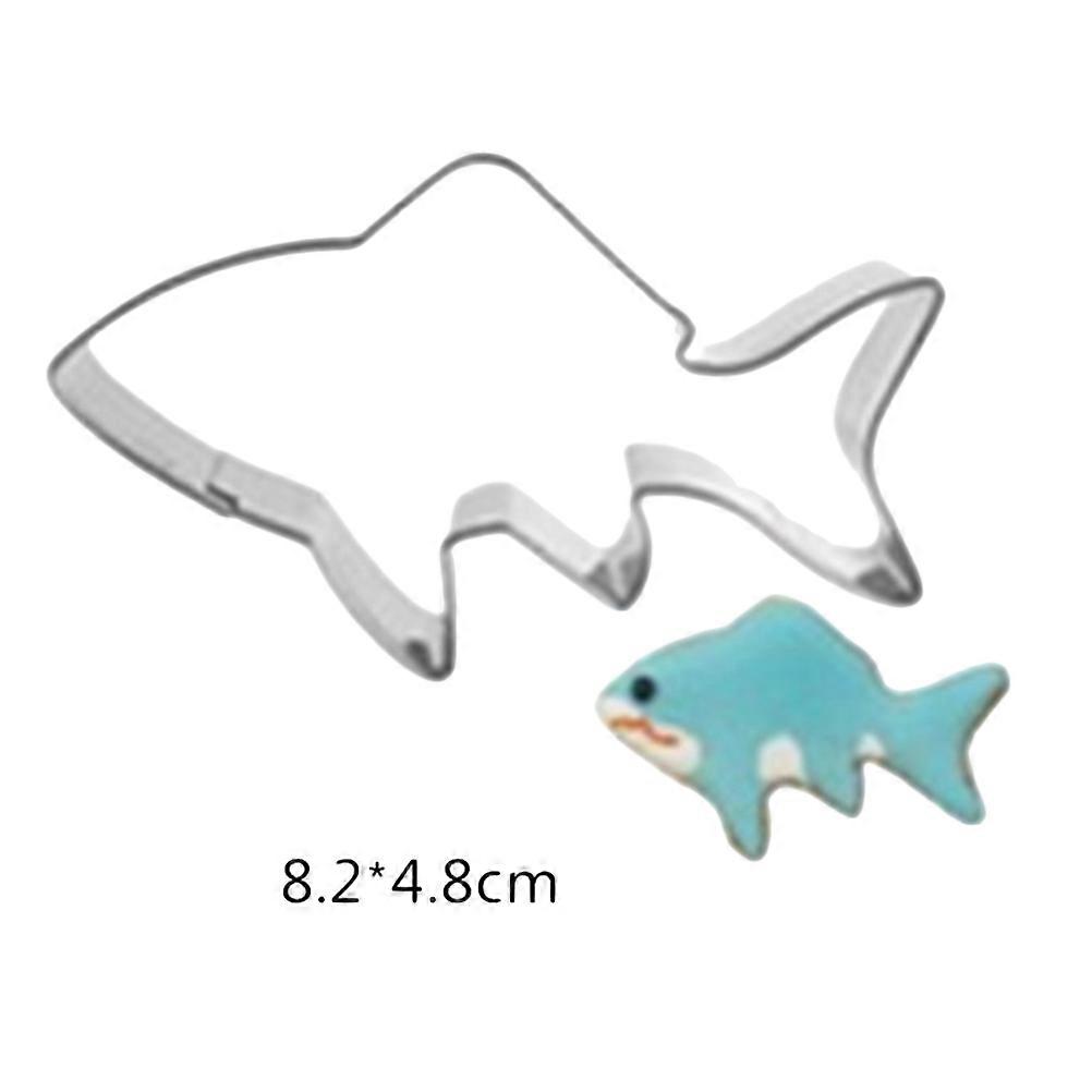 Non-Stick Cookie Mould Stainless Steel for Baking Use Cartoon Shark