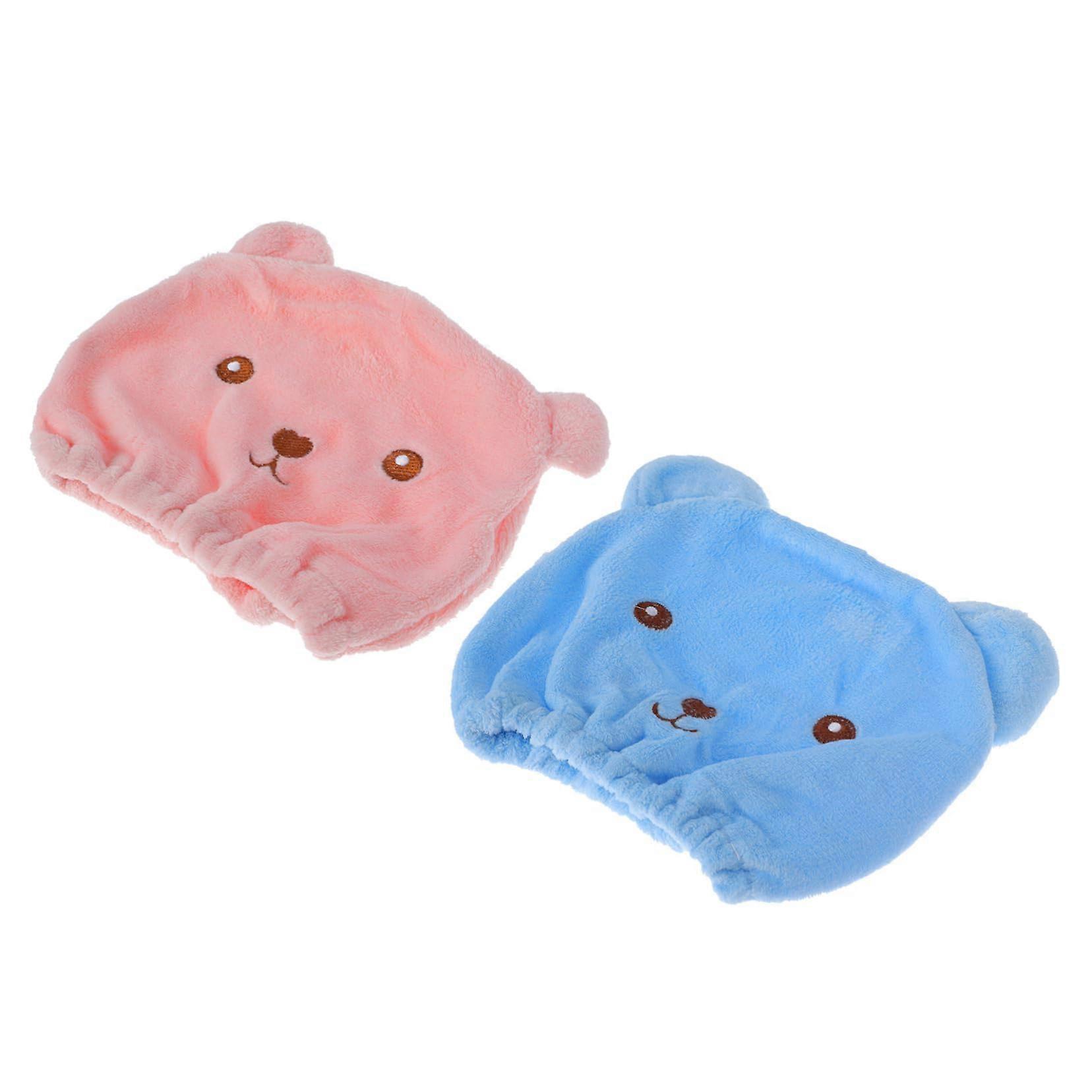 Dry Hair Cap Shower Cap Set Of 2 For Quick Drying After Shower Hair Drying Towel Cap Universal Fit