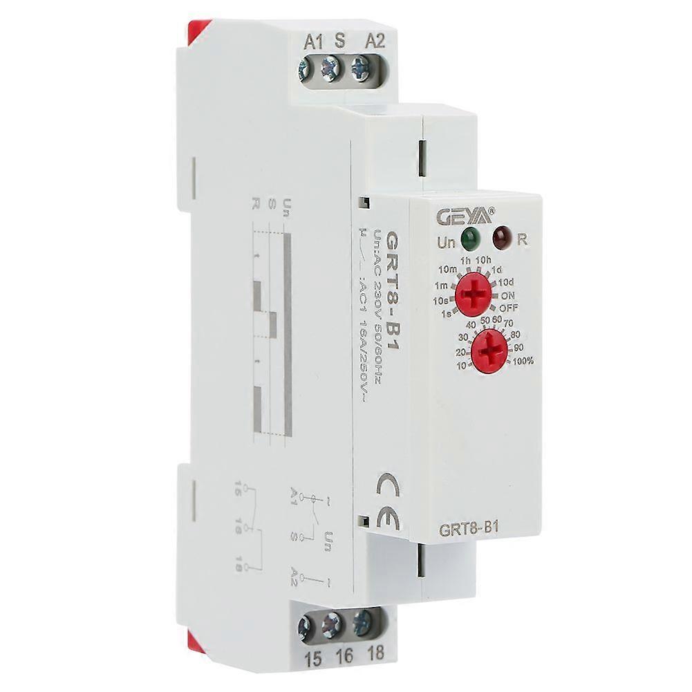 GRT8-B1 Mini Power Off Delay Time Relay Timer Relay DIN Rail Type AC 220V