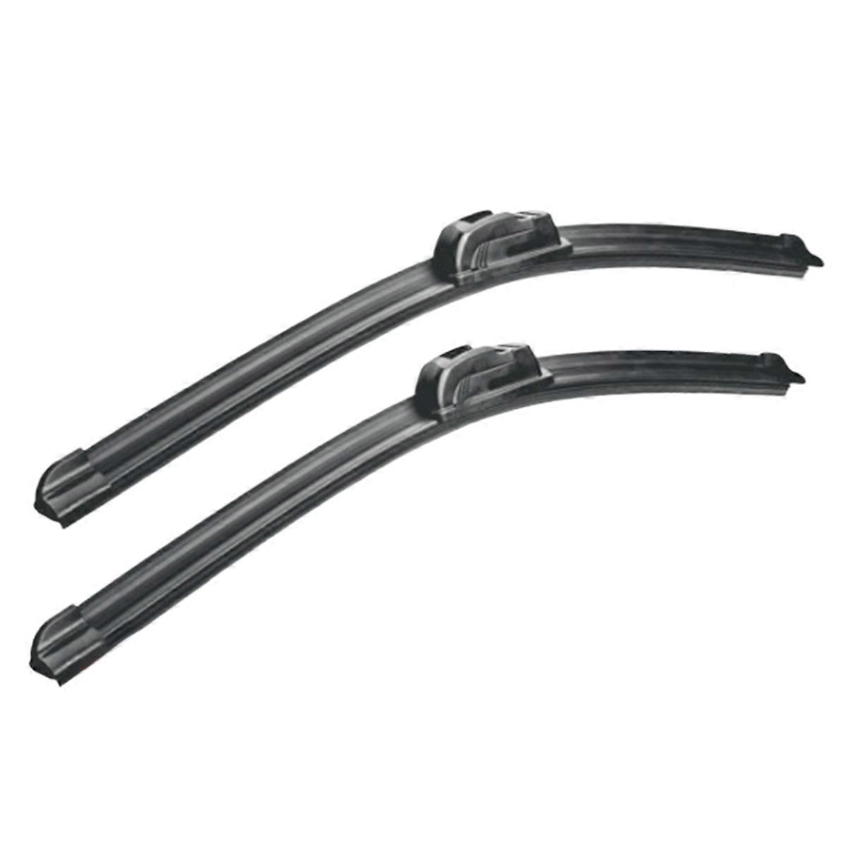 2pc Car Wiper Blades Universal U-Type Soft Rubber 19 inch