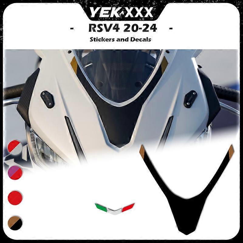 Applicable OEM Replica RS V4 Sticker For Aprilia RSV4 1100 X – Front Face Fairing Shell Decal (Trenta X EX3MA 2020-2024)