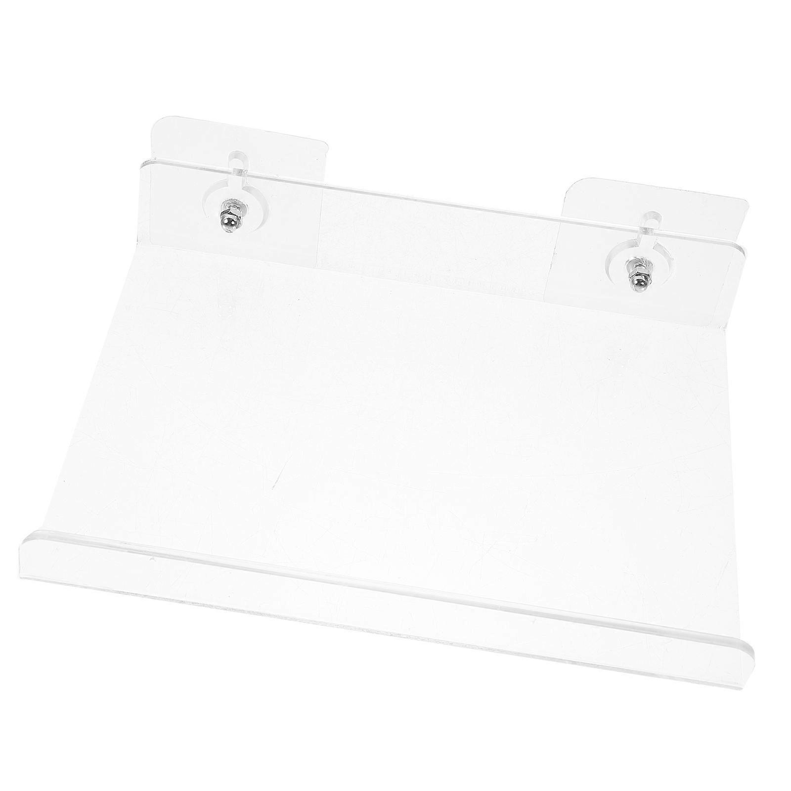 Wall Mounted Storage Shelf Acrylic Floating Shelf for Bathroom 5Sets